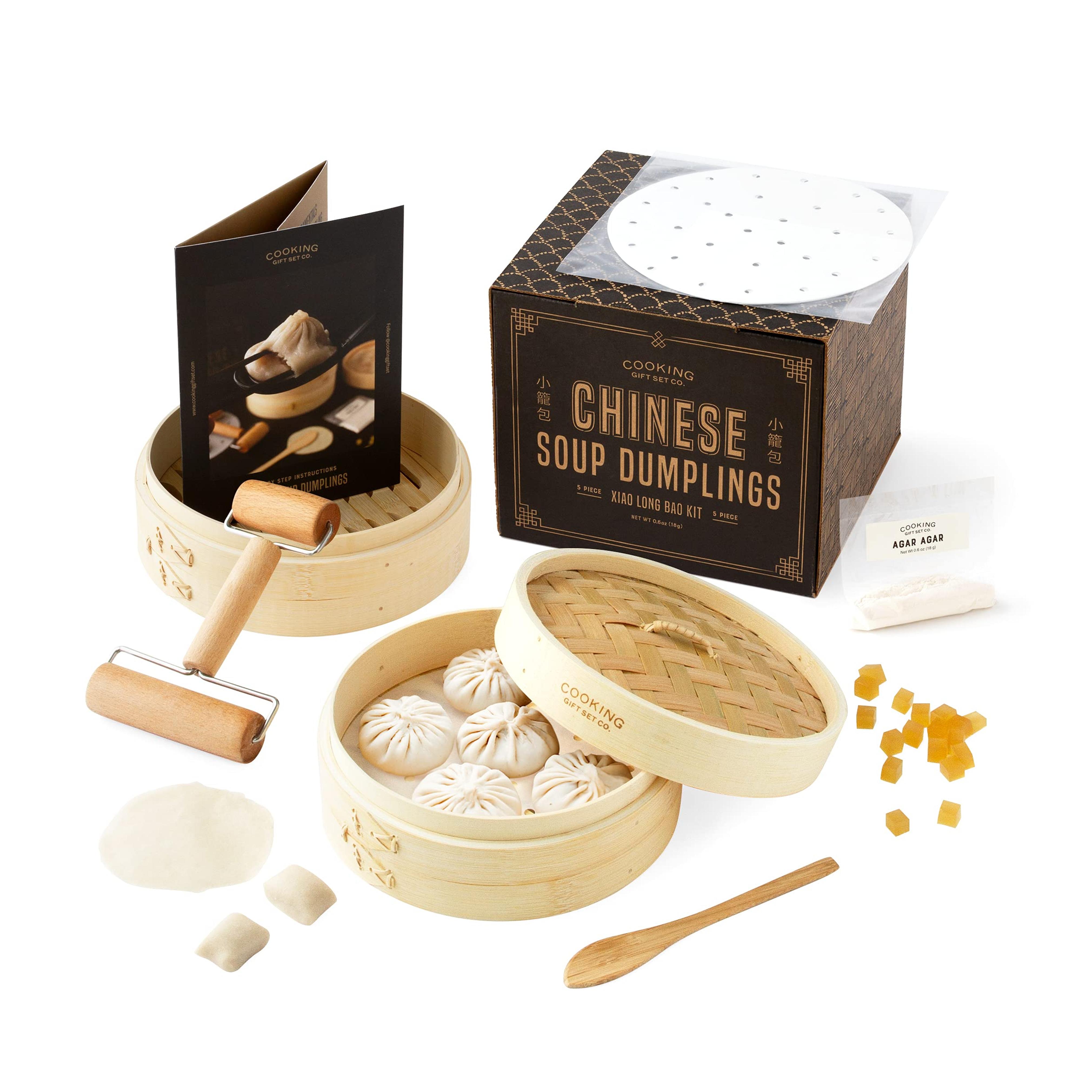 Cooking Gift Set Co. | Original Chinese Soup Dumpling Kit | Chef Gifts for Men and Women | Food & Beverage Gifts for Friends & Family, Unique Gifts for Cooks | Cooking Gifts for Sister or Brother