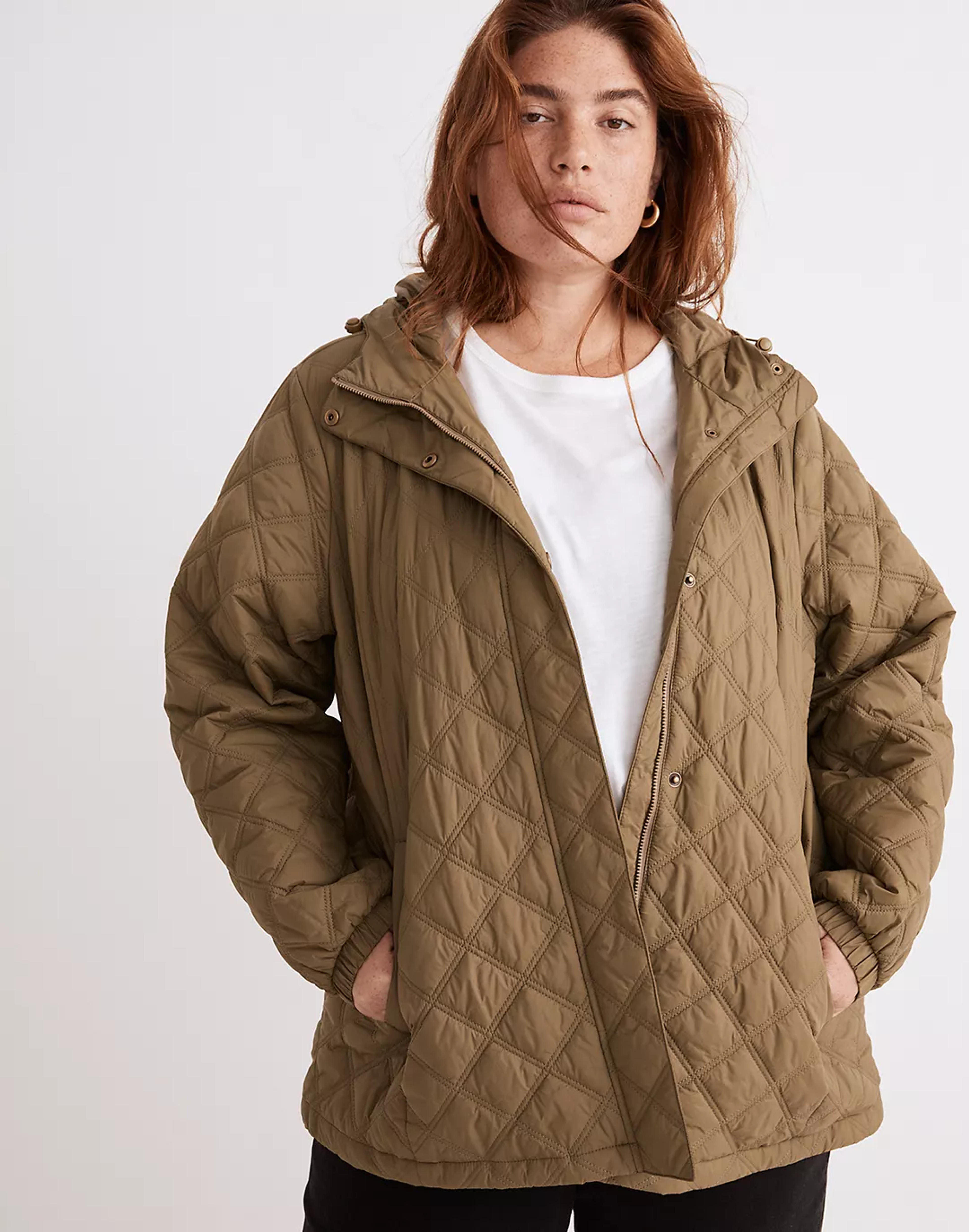 Plus Airpuff Quilted Packable Puffer Jacket