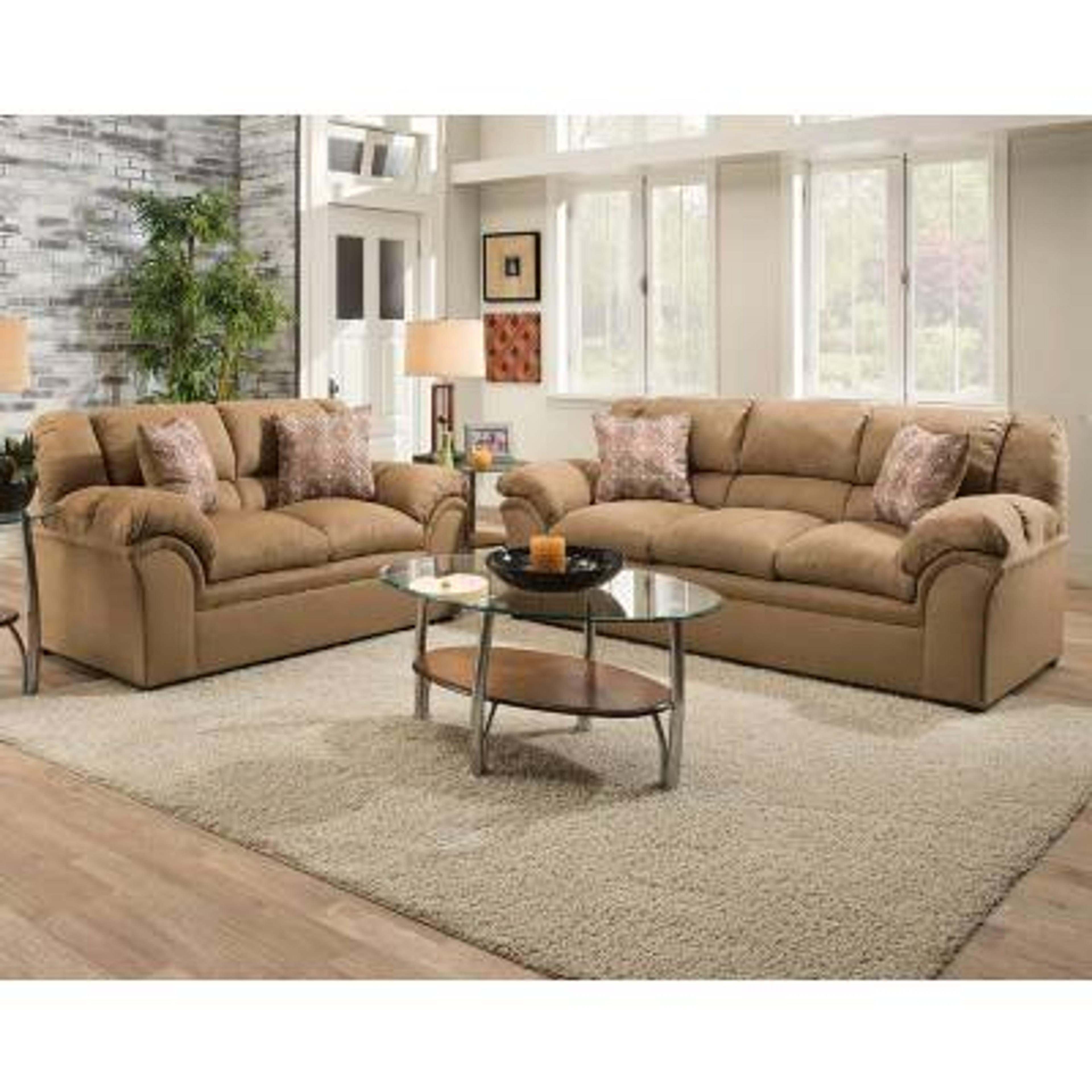 Venture Latte Loveseat | American Freight (Sears Outlet)