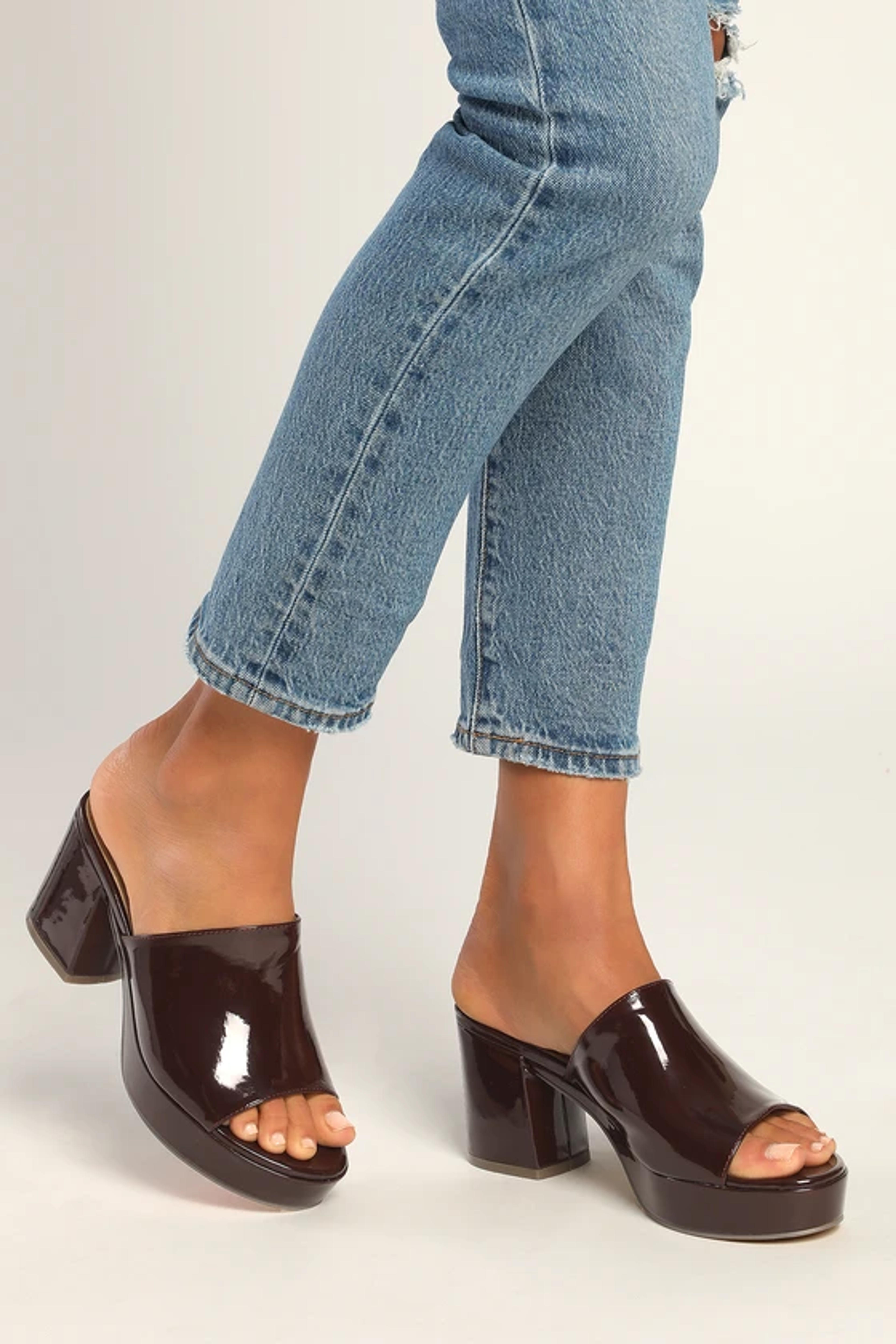 Curtis Brown Platform Mules