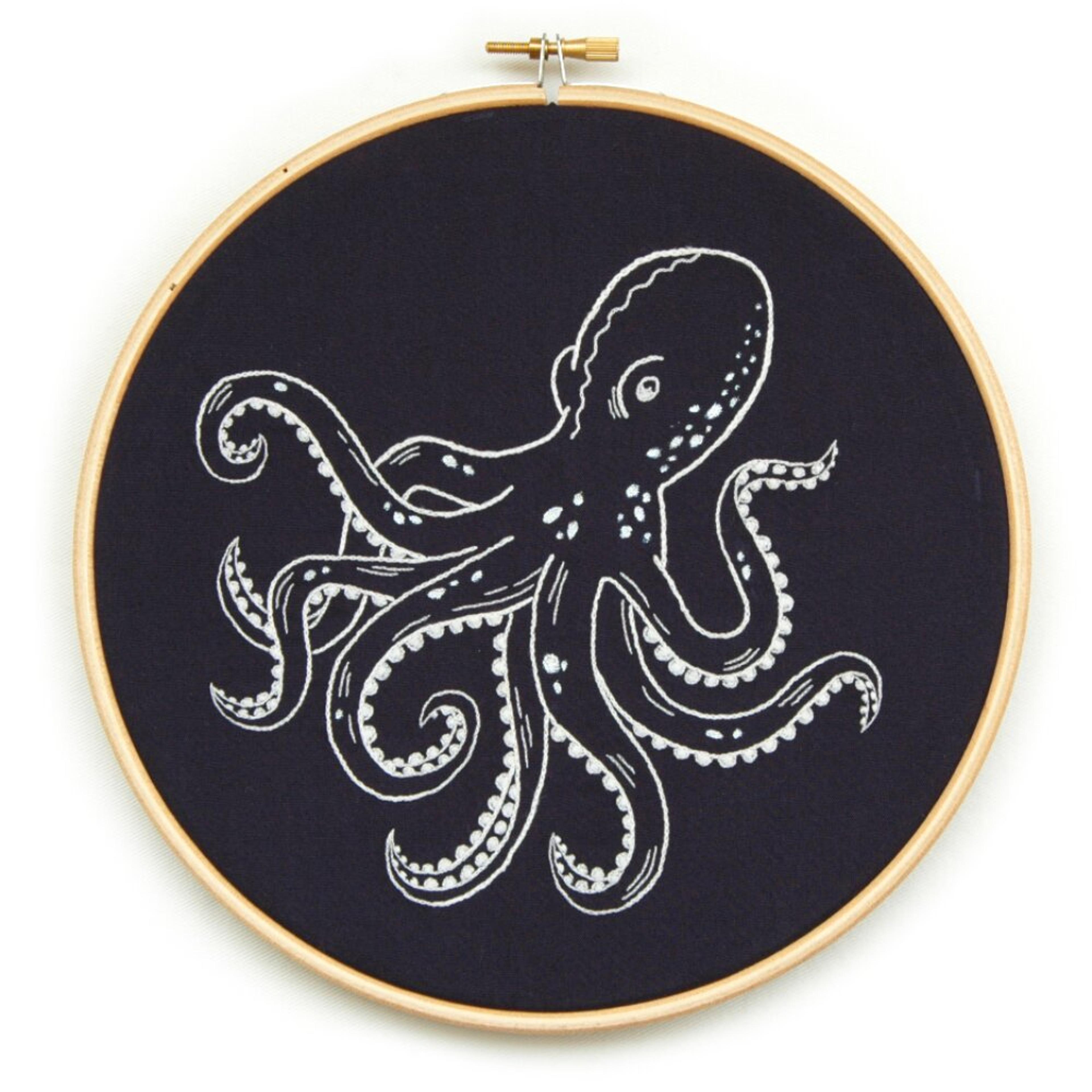 Embroidery Pattern Octopus Beginner