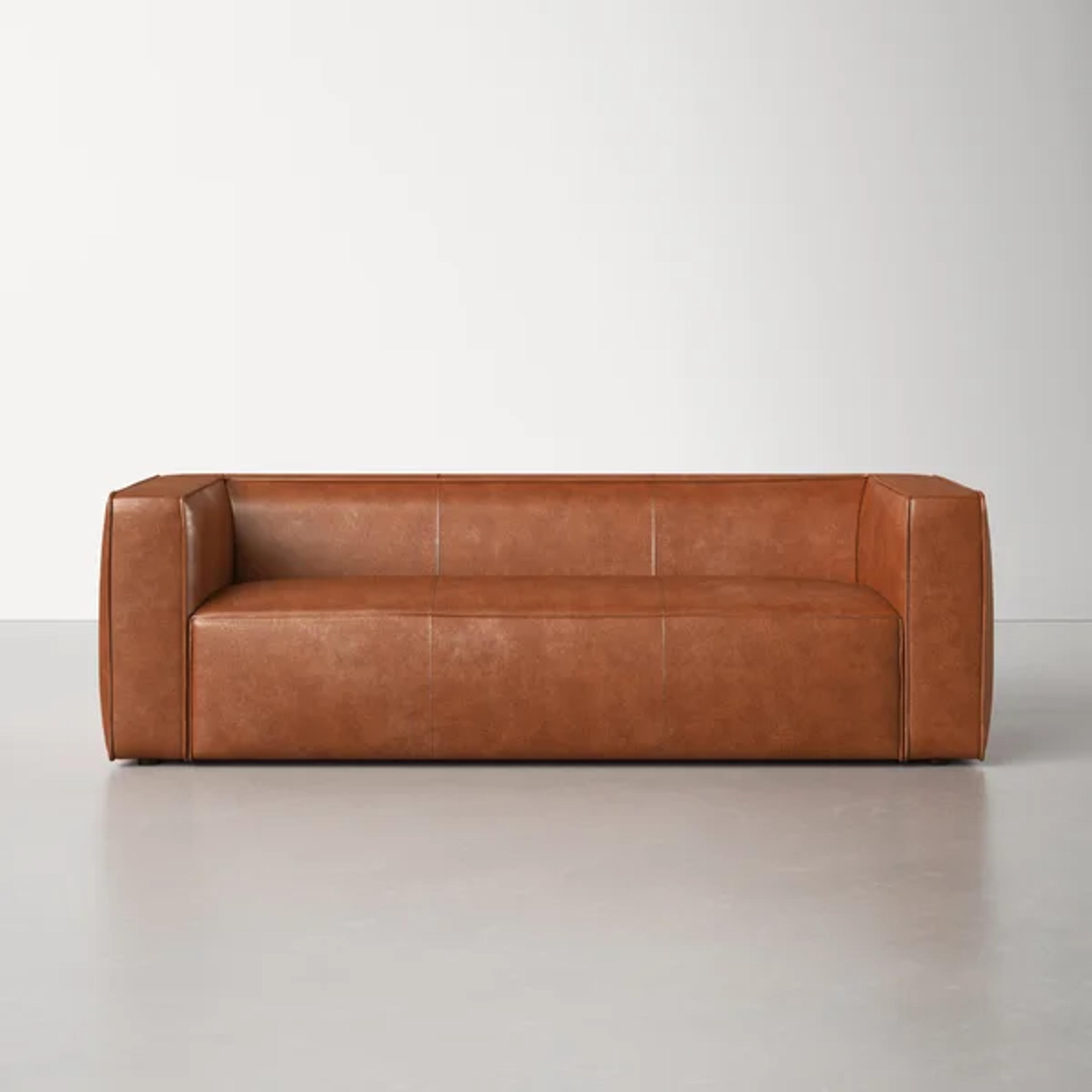 Josiah 88'' Leather Sofa