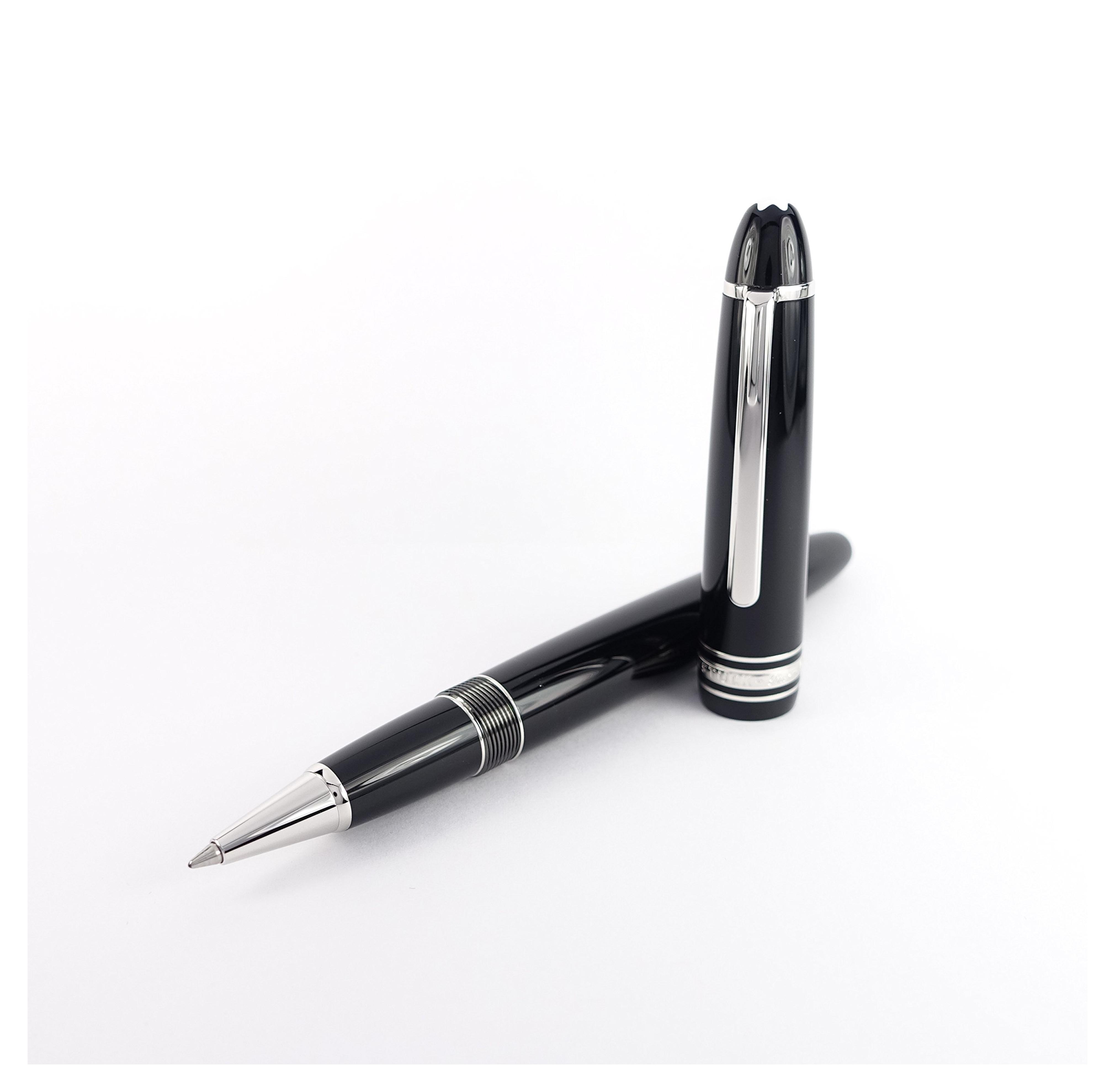 Amazon.com: Mont Blanc Meisterstuck Le Grand Platinum Rollerball Pen (7571) : Office Products