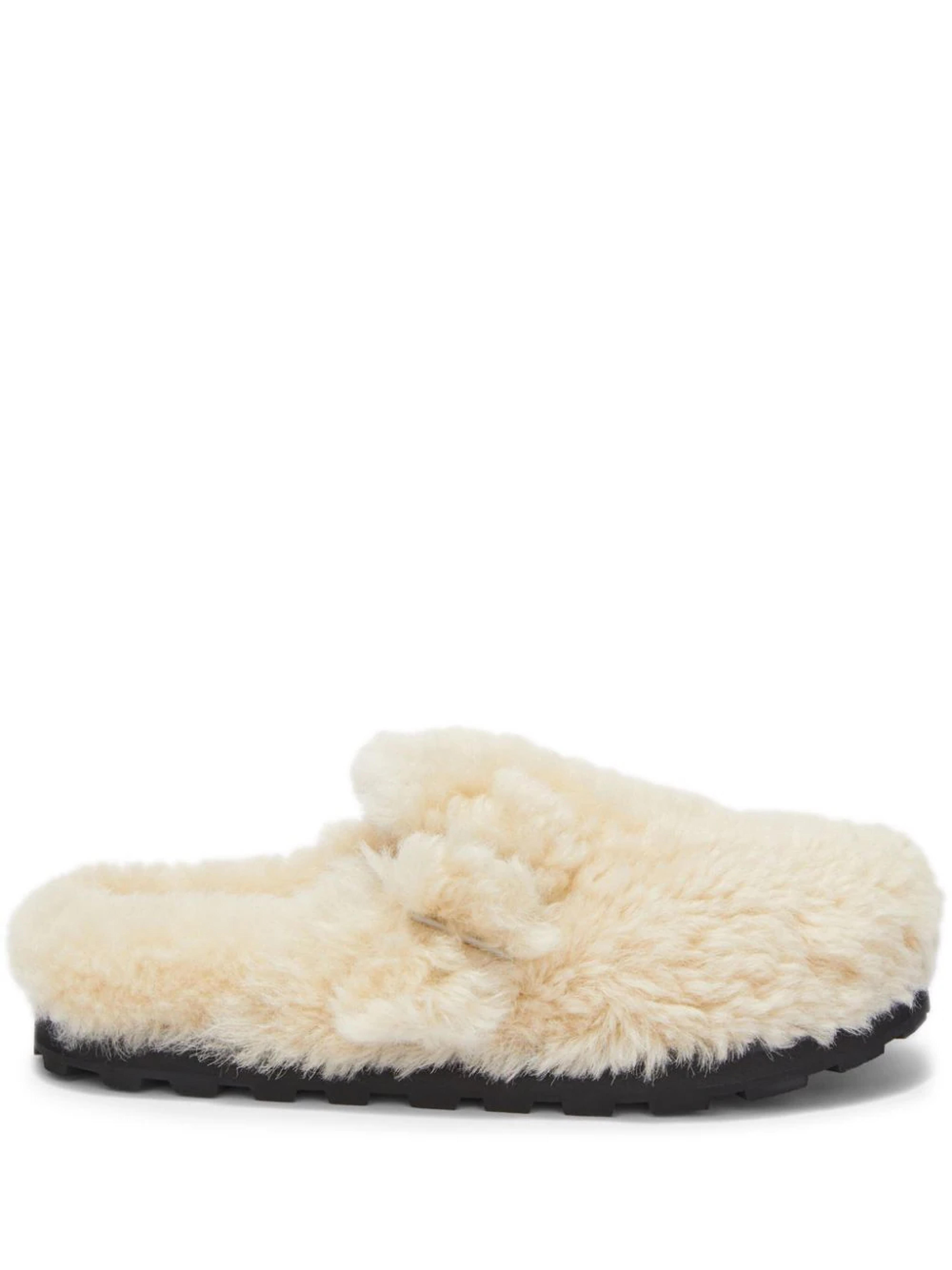 Jil Sander Slipper Mit Shearling - Farfetch