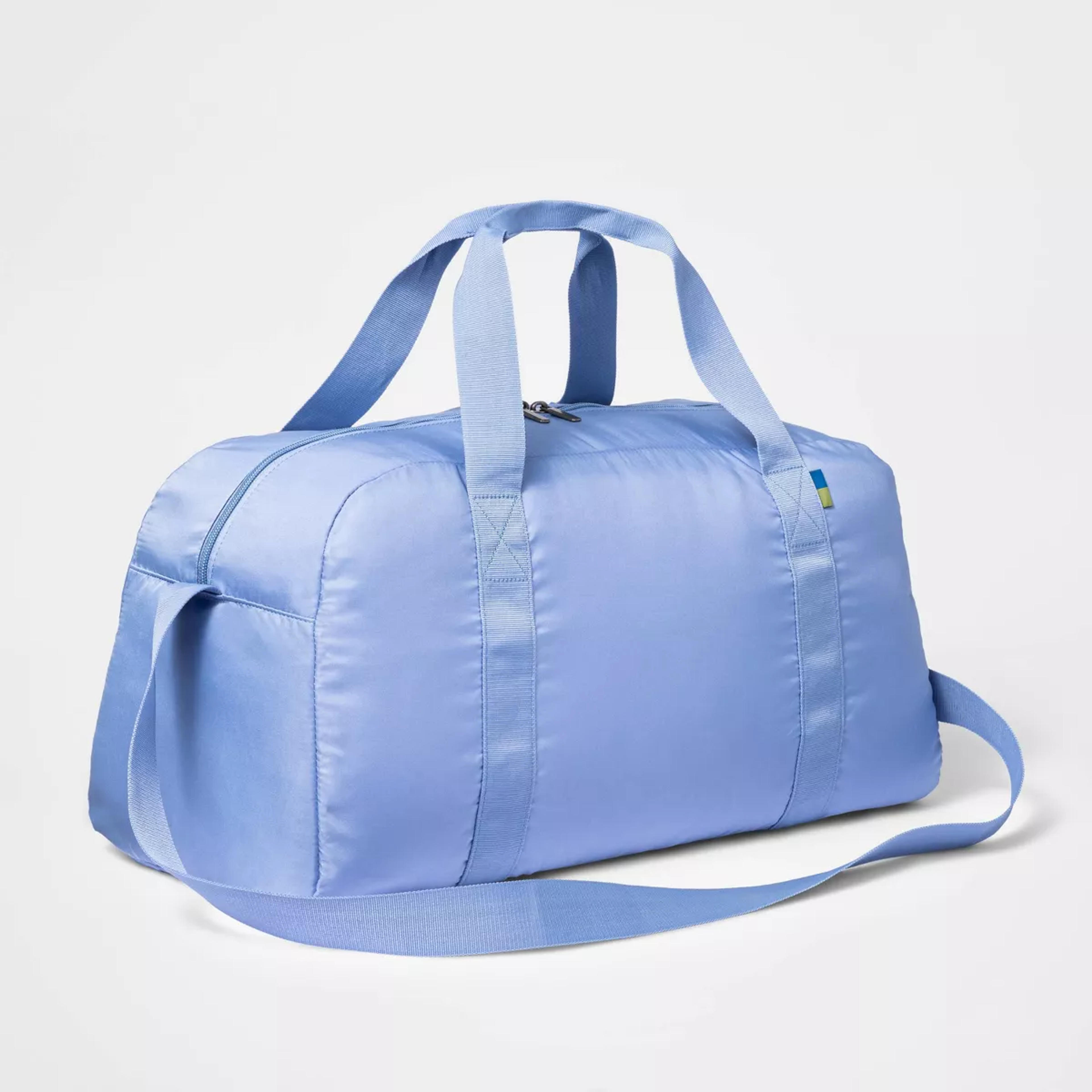 30l Packable Duffel Bag Blue - Open Story™ : Target