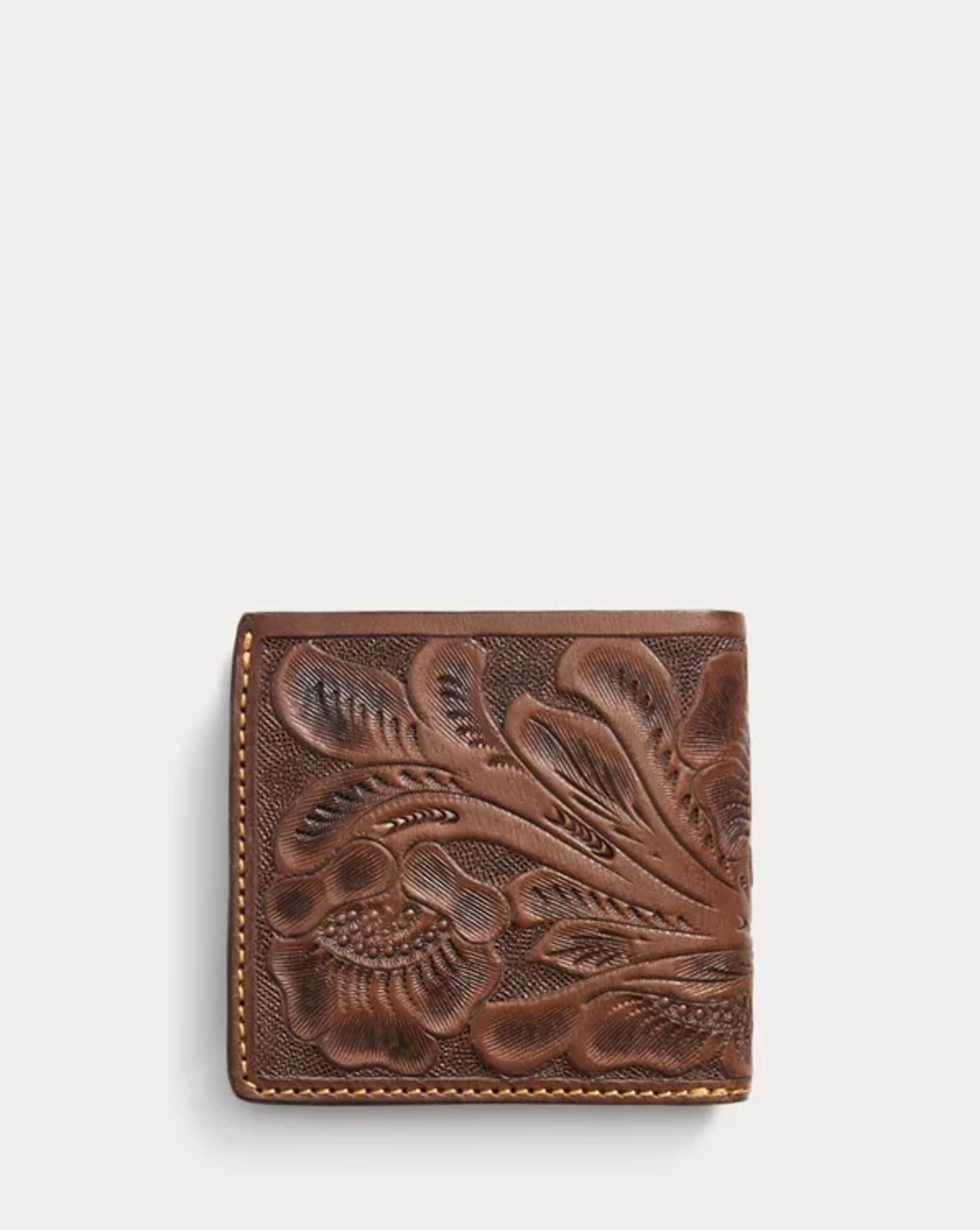 Hand-Tooled Leather Billfold for Men | Ralph Lauren® UK