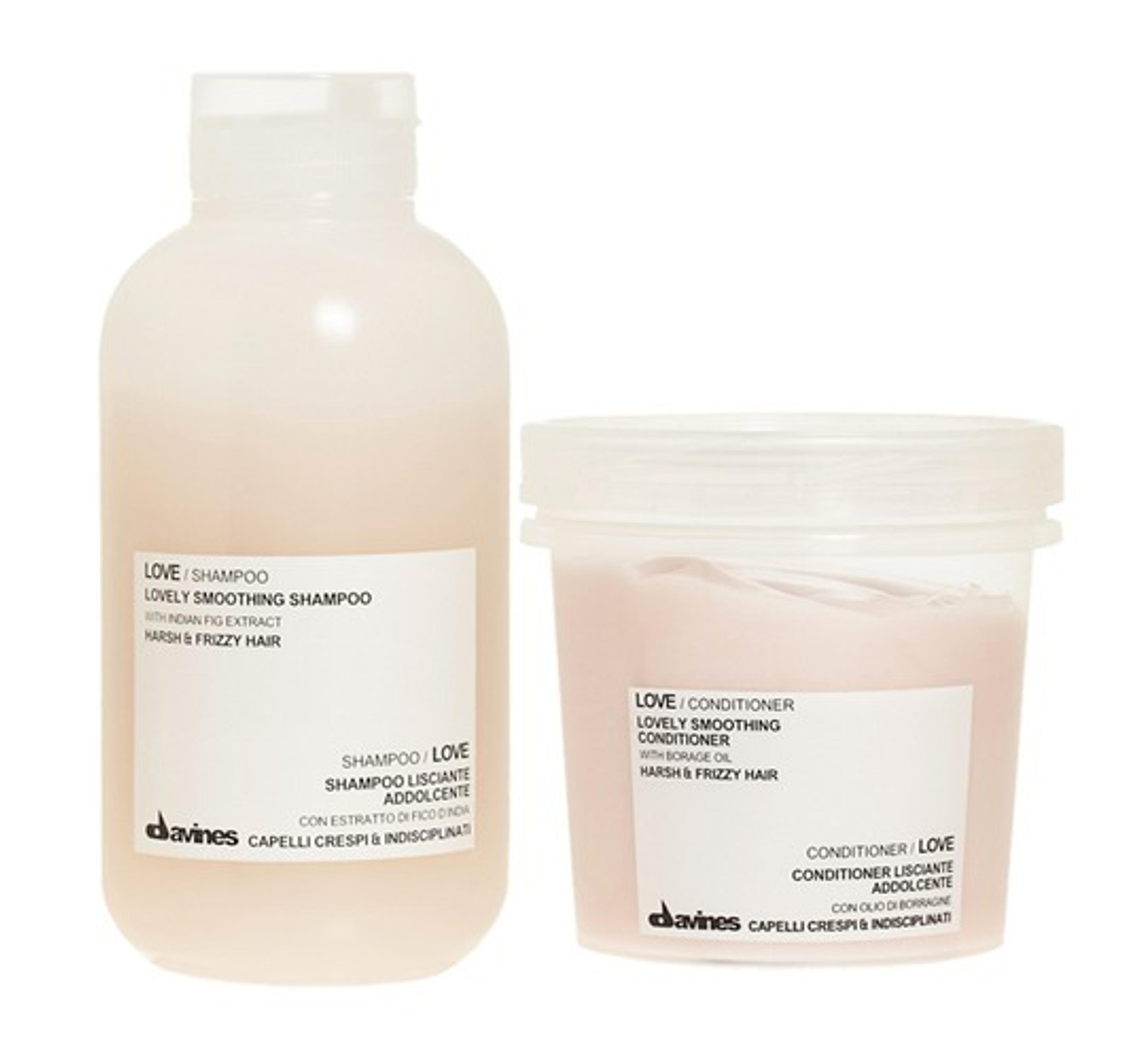 Davines Love Smoothing Shampoo and Conditioner Set (8.45 Oz Each)