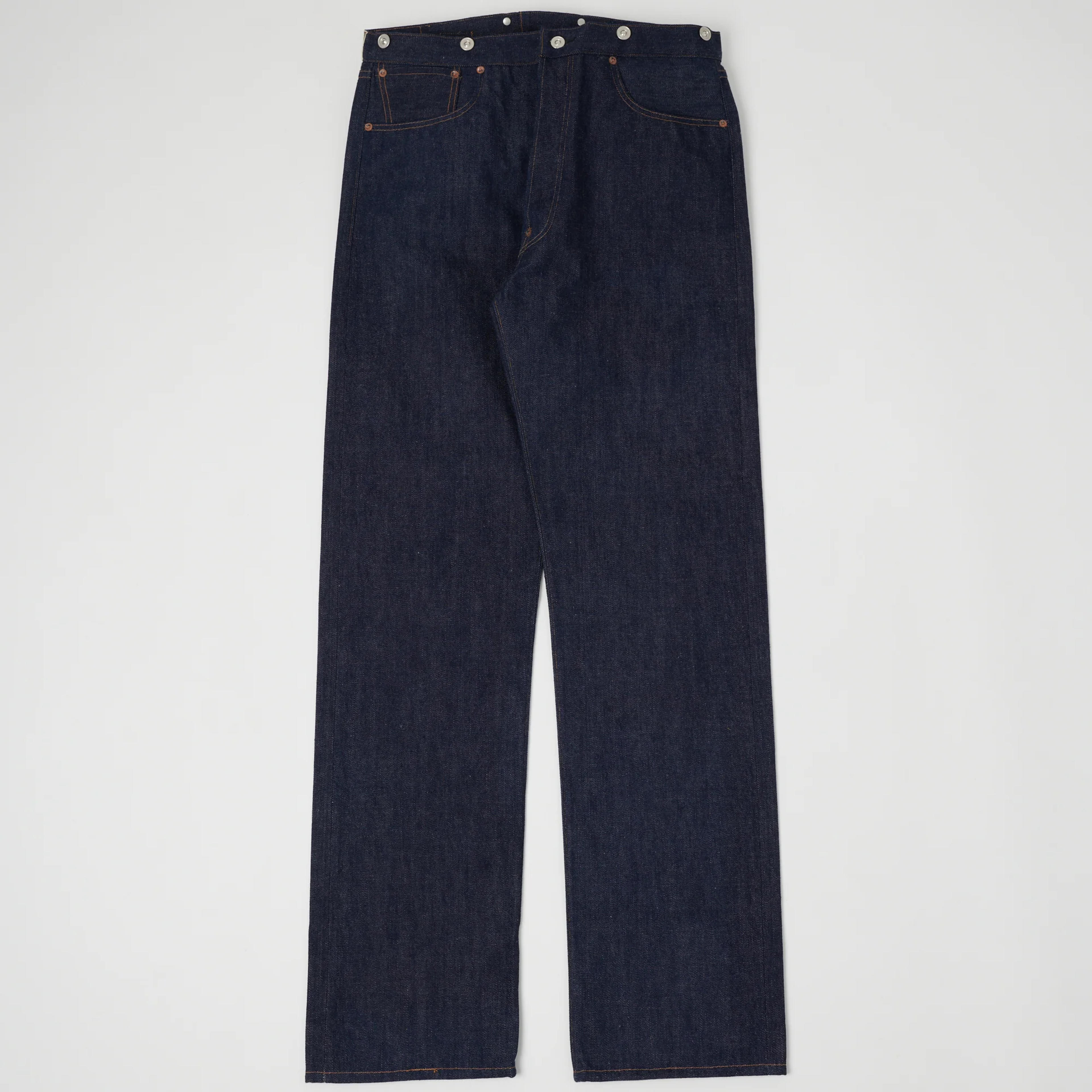 Warehouse 1001 (1901 No.2 Model) 13.7oz Loose Straight Jean - Raw