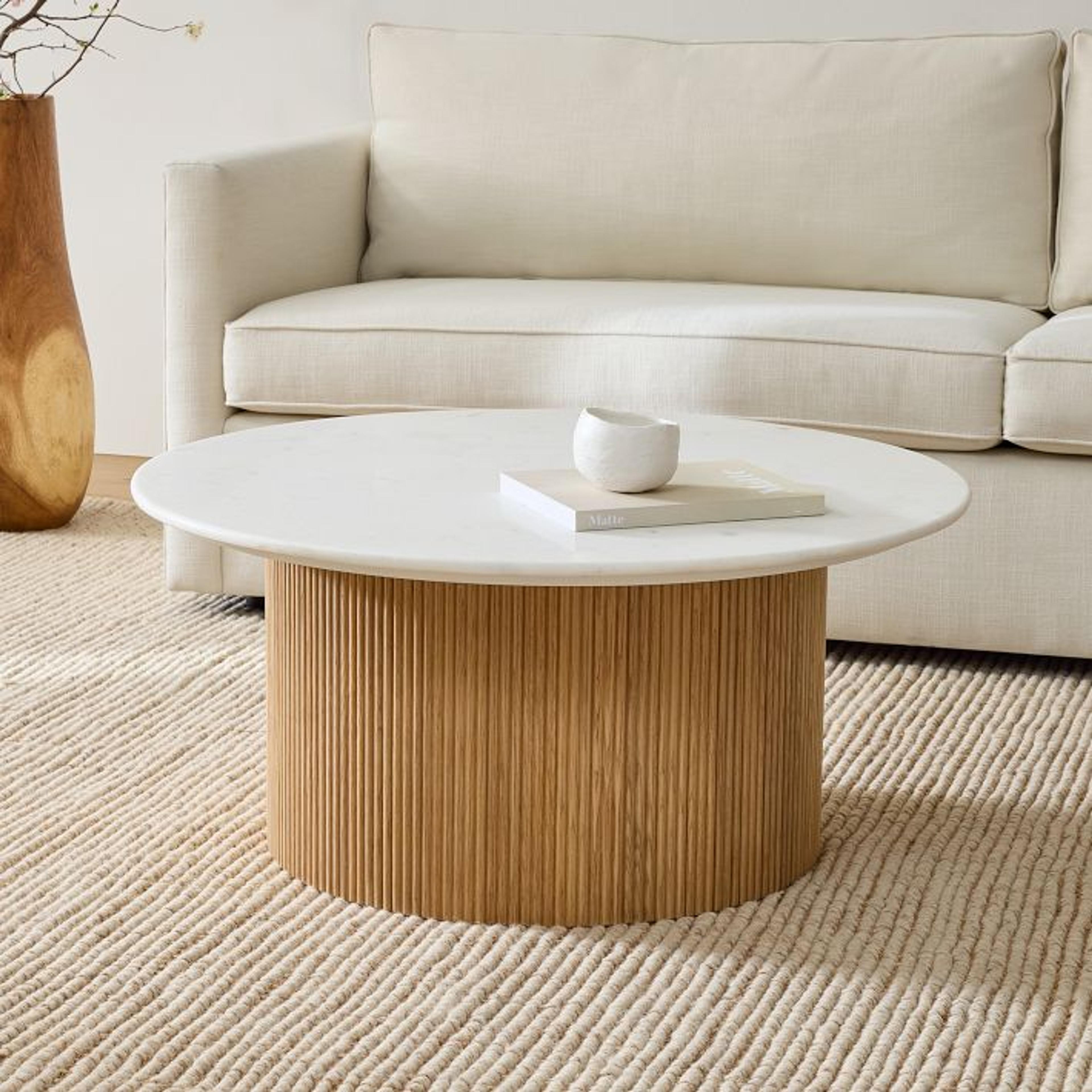 Ellington Round Coffee Table | Modern Living Room Furniture | West Elm