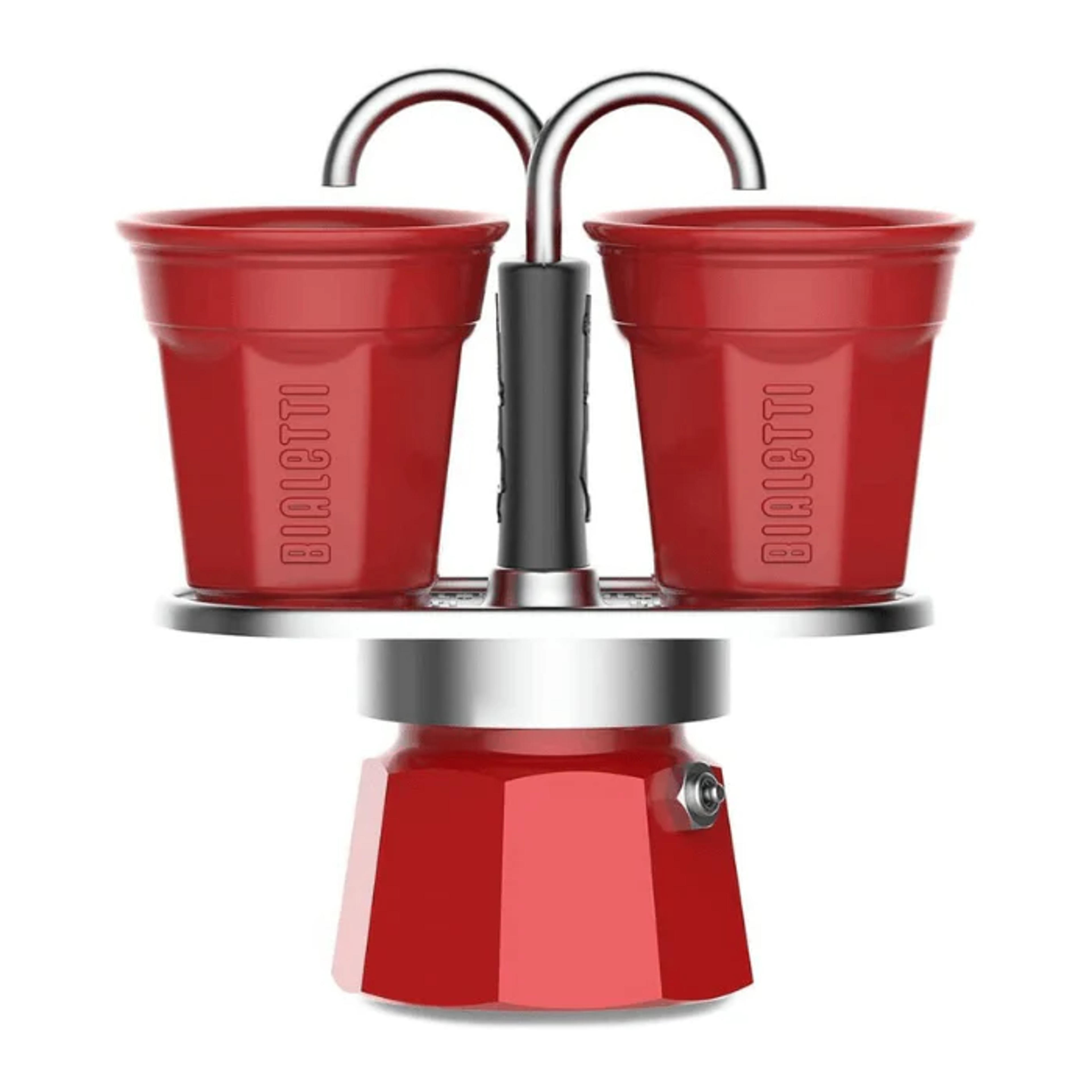 Bialetti Moka Express 2-Cup Mini Stovetop Espresso Maker with Cups