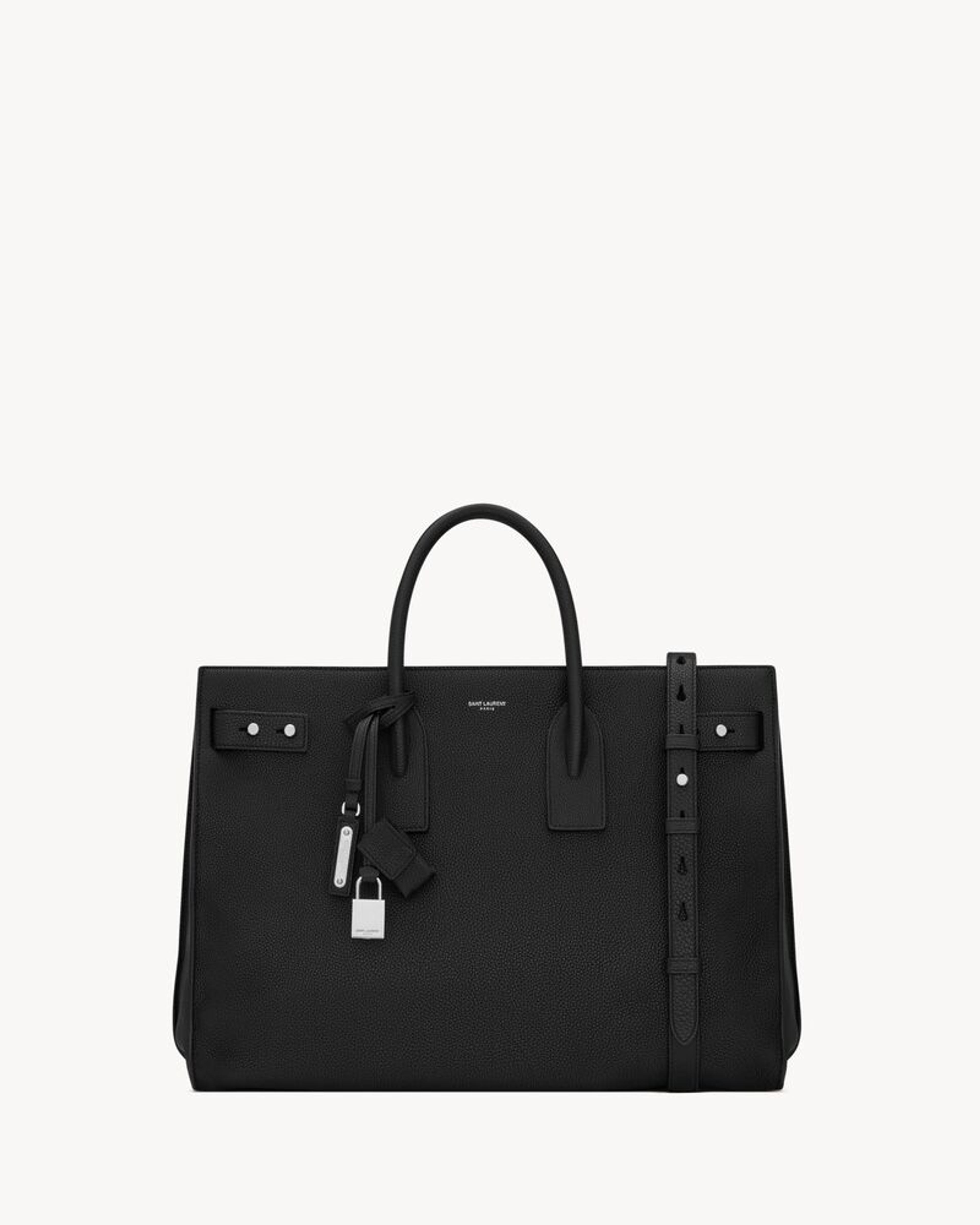 SAC DE JOUR thin large in grained leather | Saint Laurent | YSL.com