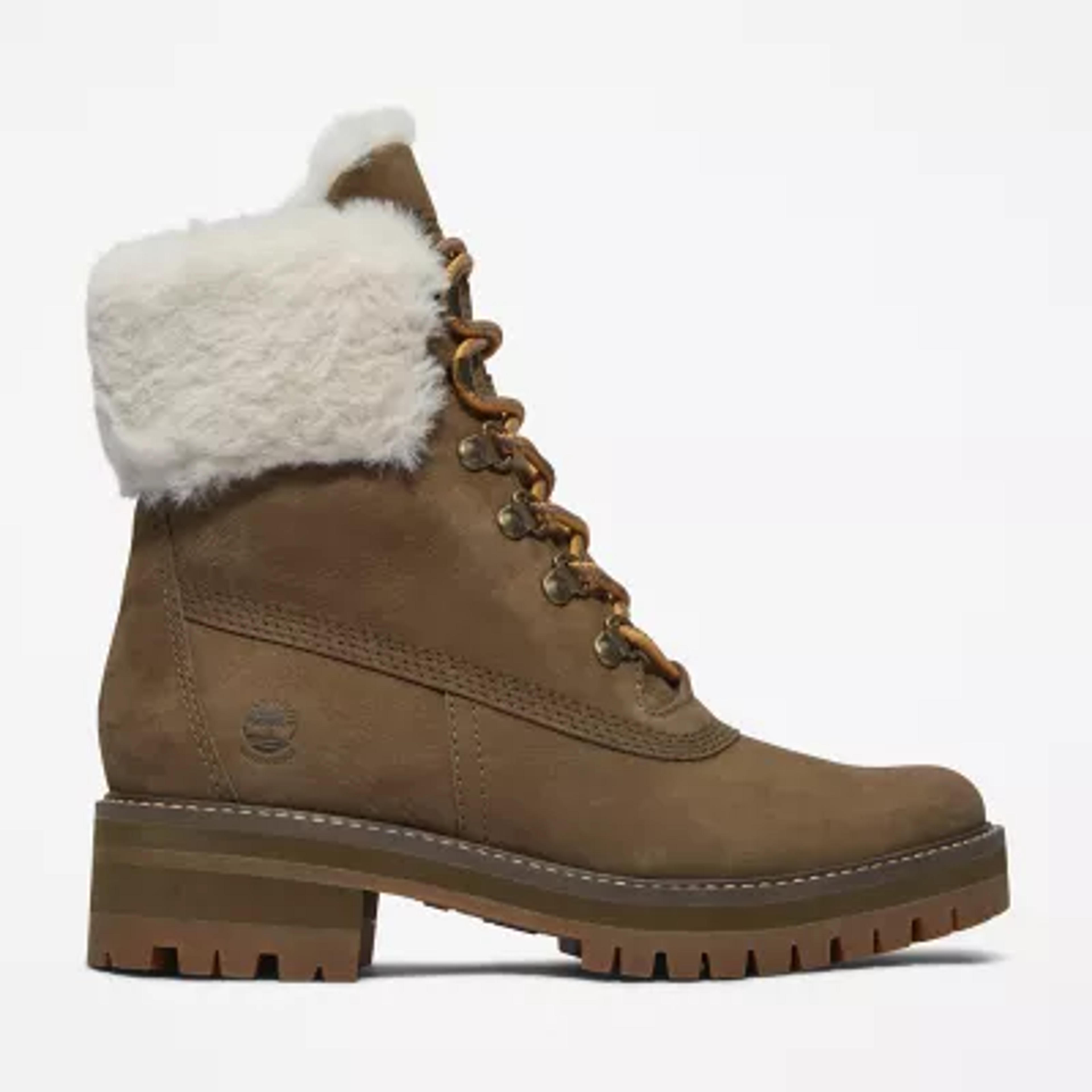 TIMBERLAND | Women's Courmayeur Valley 6-Inch Waterproof Faux-Fur Boots