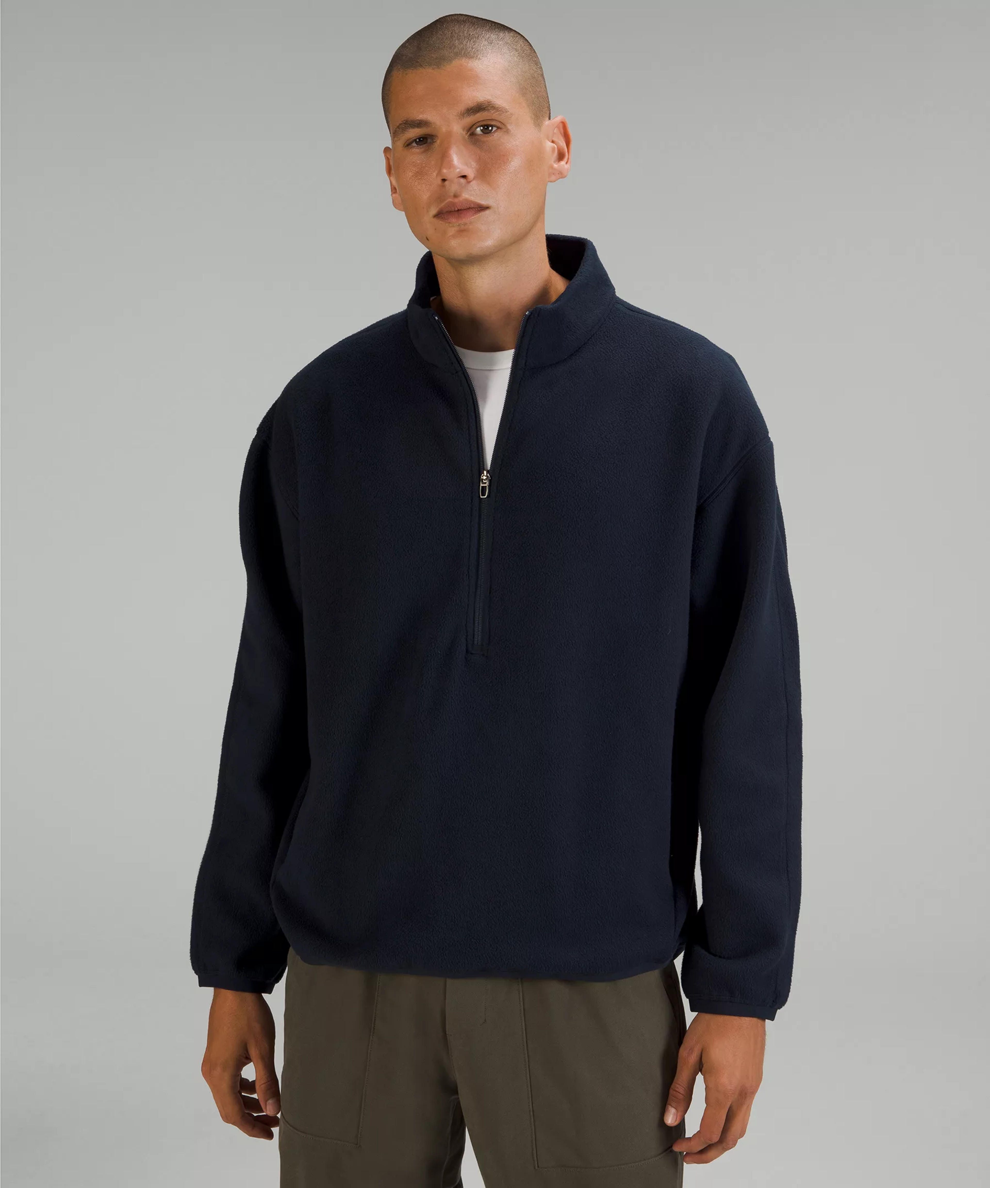 Oversized-Fit Fleece Half Zip | Men's Hoodies & Sweatshirts | lululemon