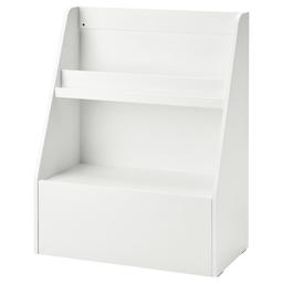 BERGIG Book display with storage - white
