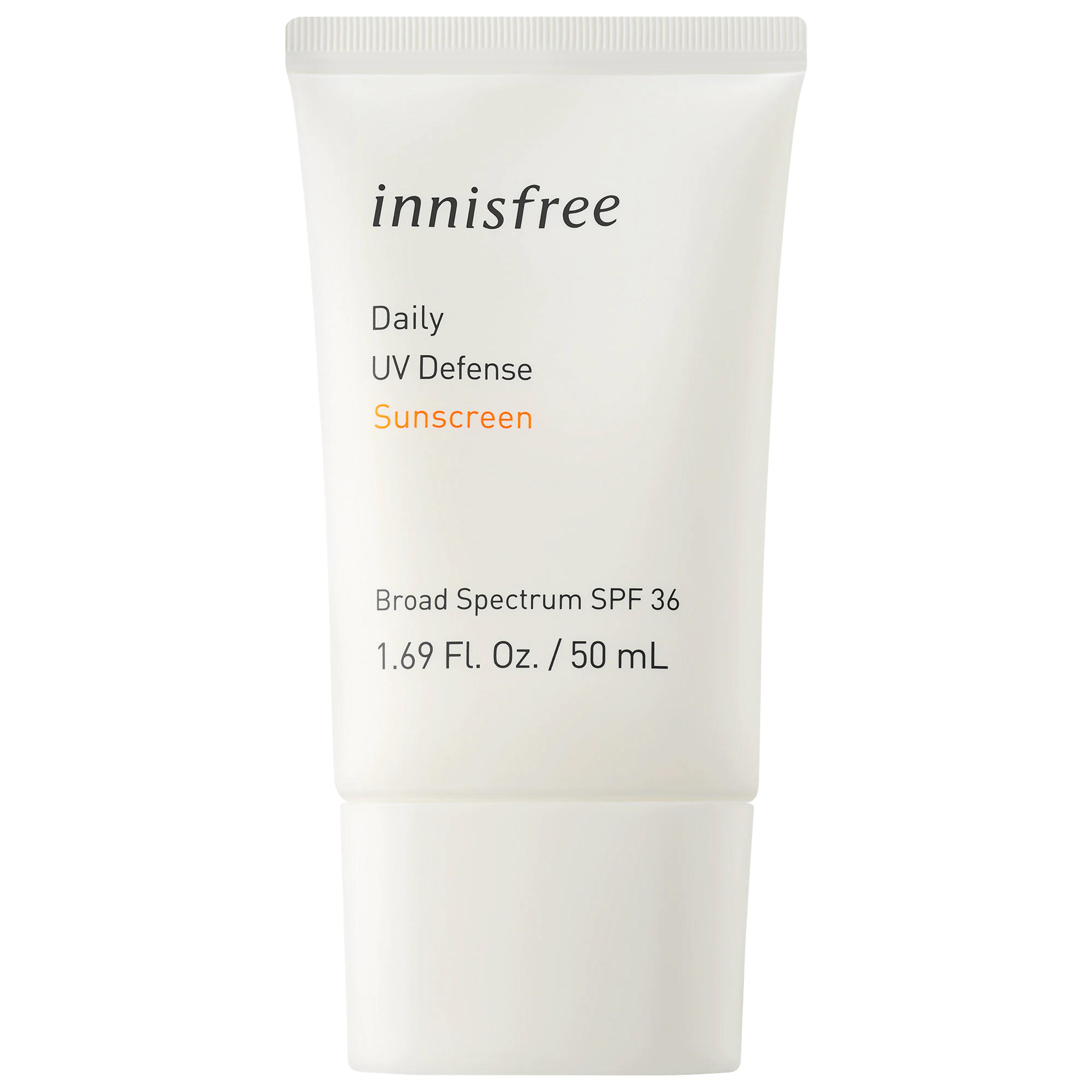 innisfree Daily UV Defense Invisible Broad Spectrum SPF 36 Sunscreen