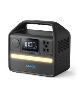 Amazon.com: Anker 521 Portable Power Station, 256Wh Solar Generator (Solar Panel Optional) with LiFePO4 Battery Pack, 200W 6-Port Powerhouse, 2 AC Outlets, 60W USB-C PD Output, LED Light for Outdoor Camping, RV : Patio, Lawn & Garden