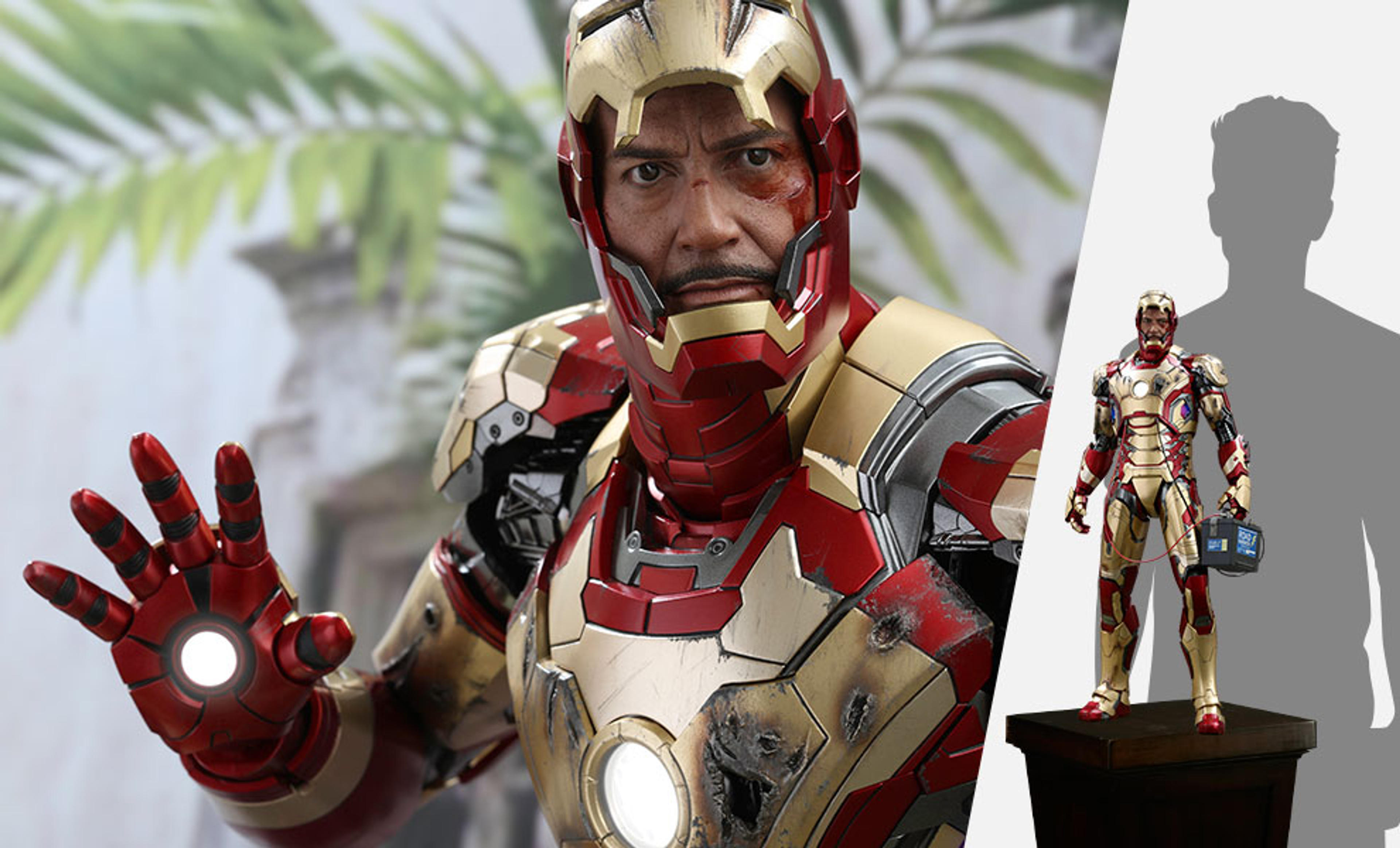 Iron Man Mark XLII (Deluxe Version) Quarter Scale Figure by Hot Toys | Sideshow Collectibles
