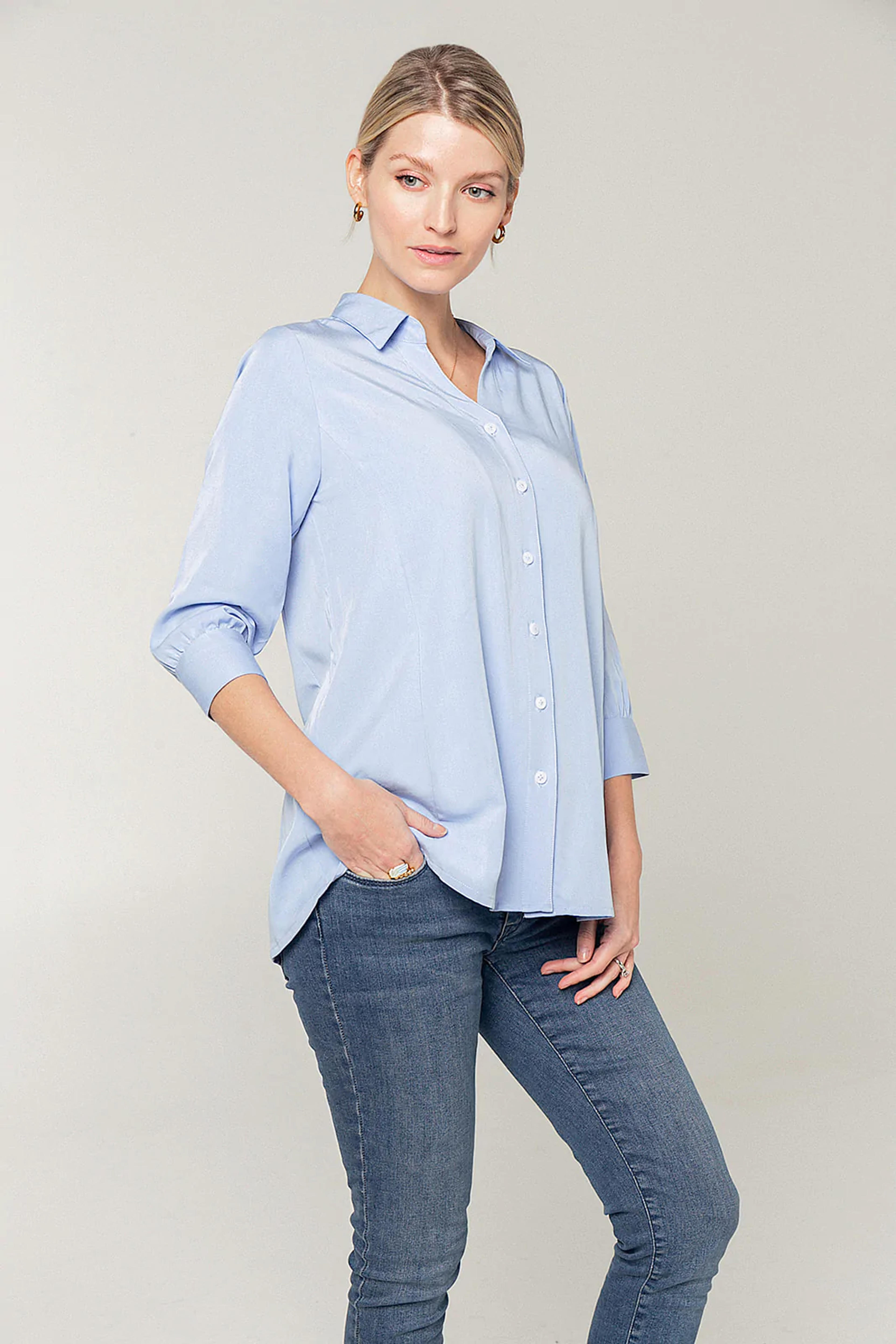 The Essential Buttondown Maternity Shirt – MARION Maternity