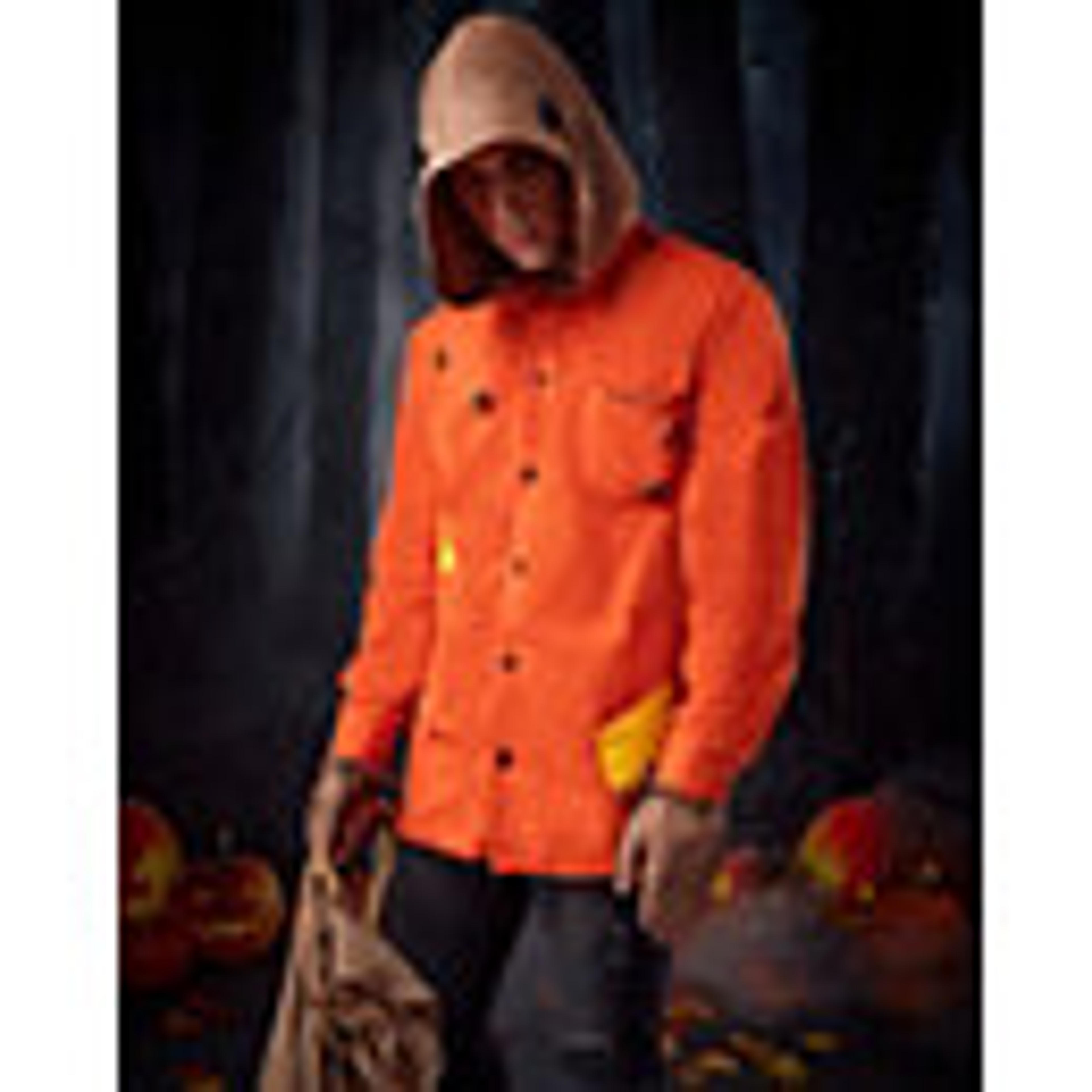 Sam Hooded Button-Up Shirt - Trick 'r Treat - Spirithalloween.com