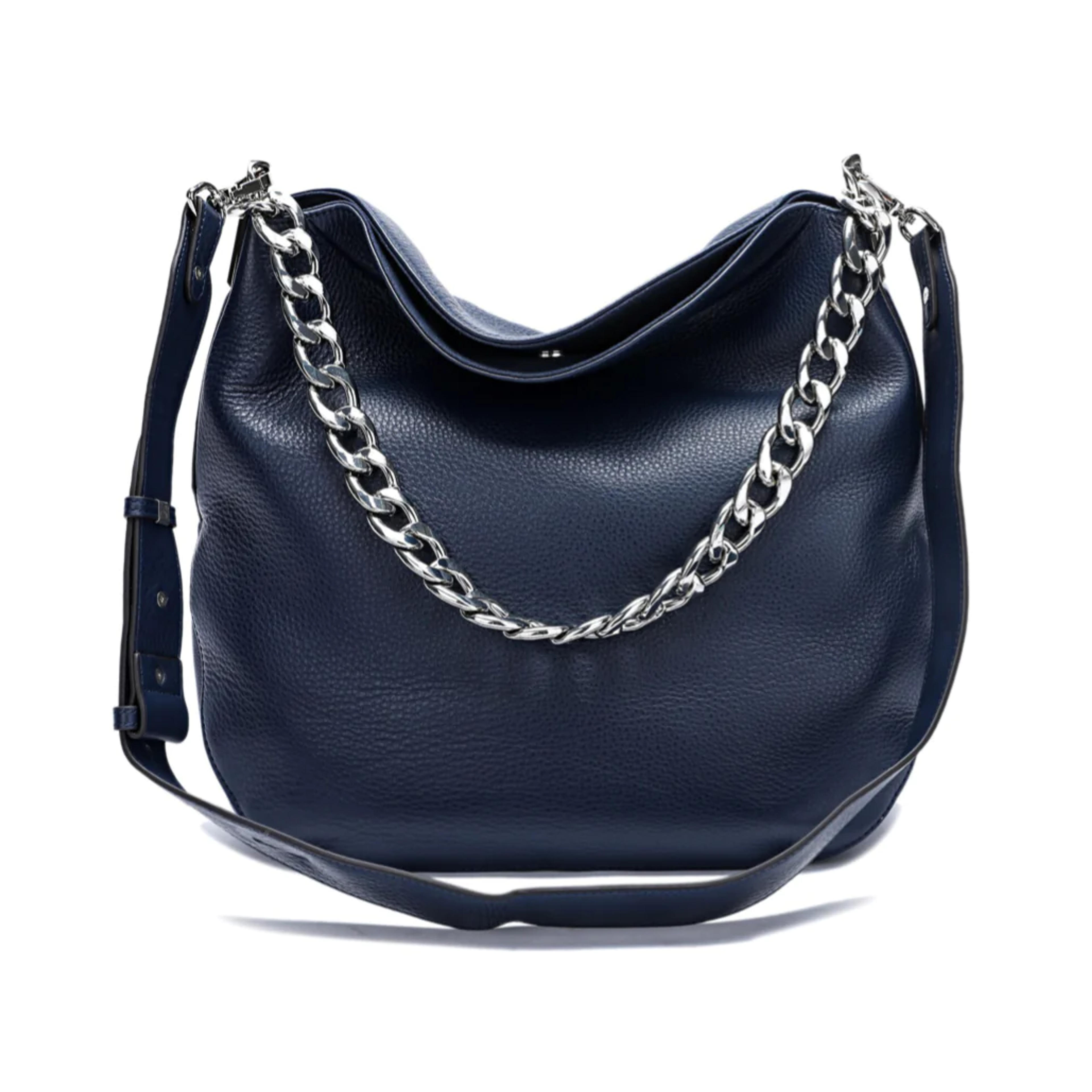 Full-grain Napa Leather Hobo/ Tote Bag – Tiffany & Fred Paris