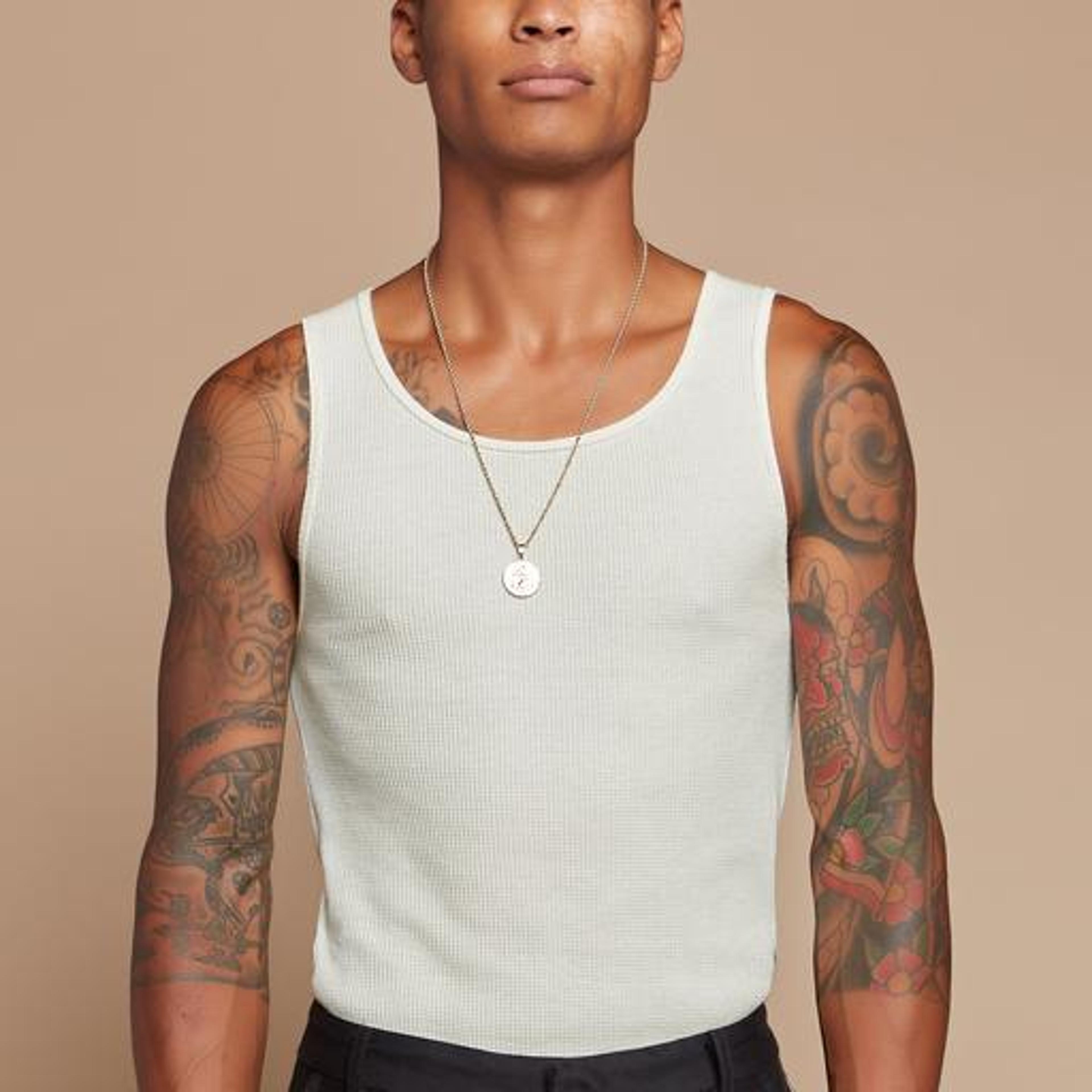 Natural Organic Hemp/Cotton Waffle Tank | Shirts