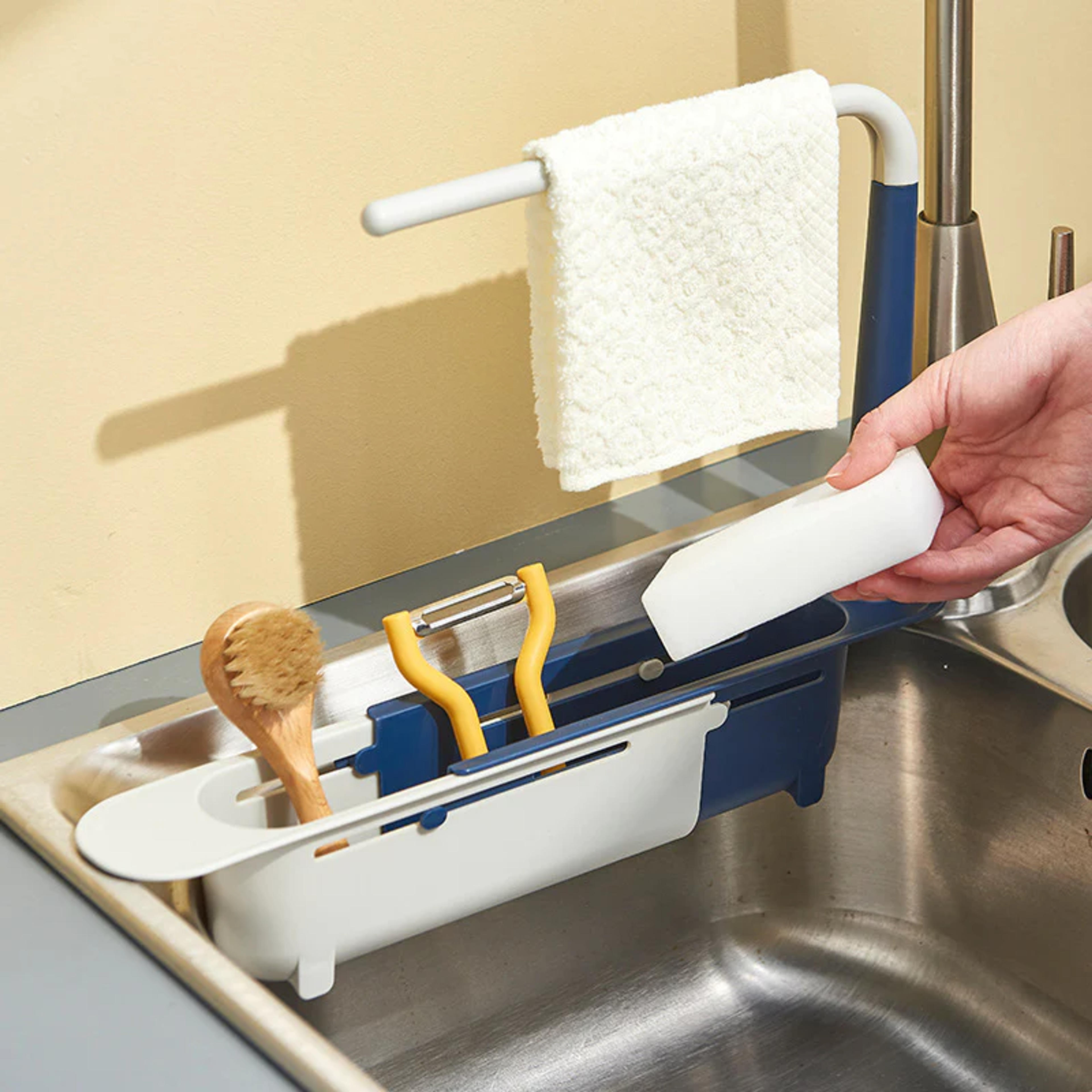 Foody Popz™ - Adjustable Sink Rack