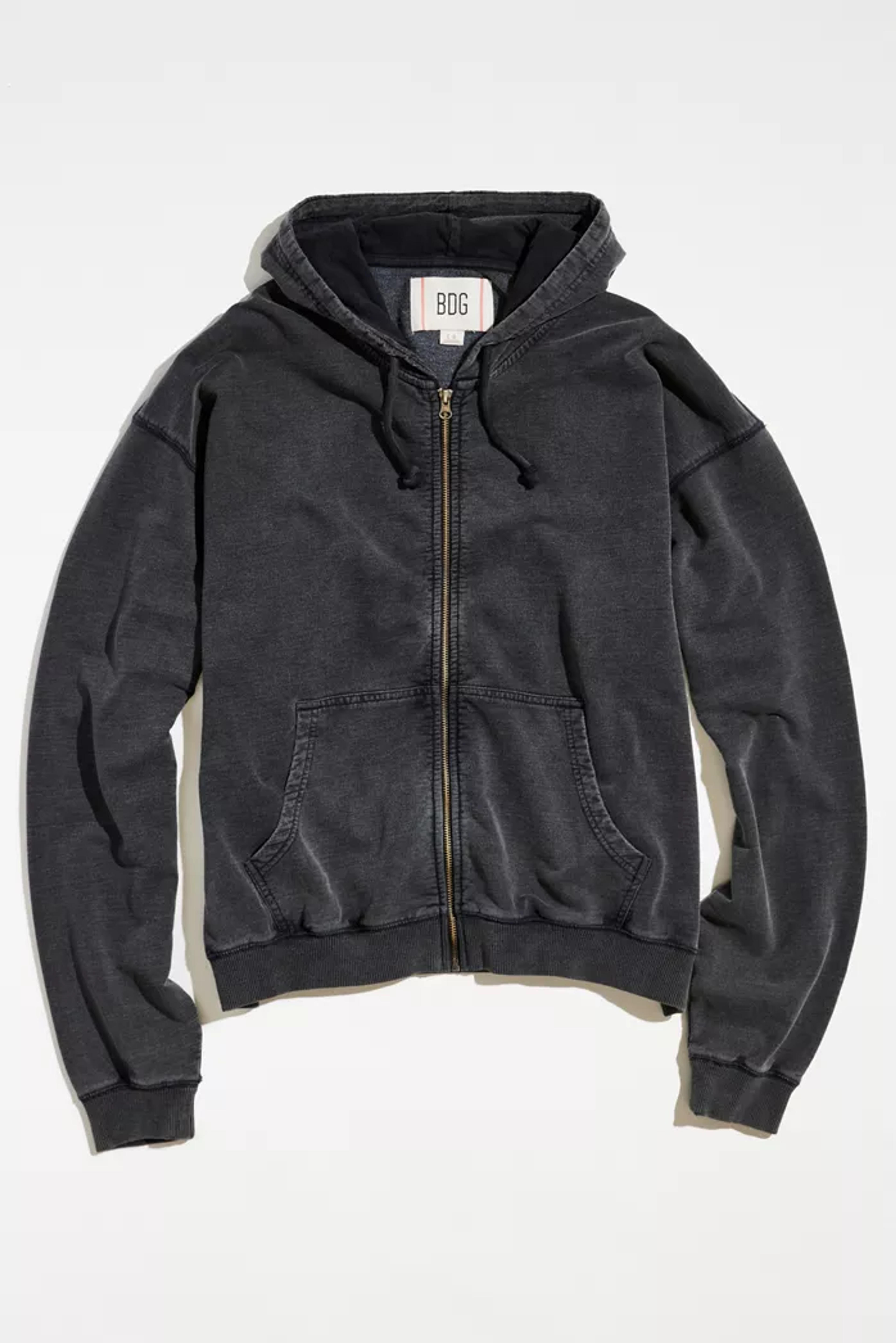 BDG Bonfire Full Zip Hoodie Sweatshirt | Urban Outfitters