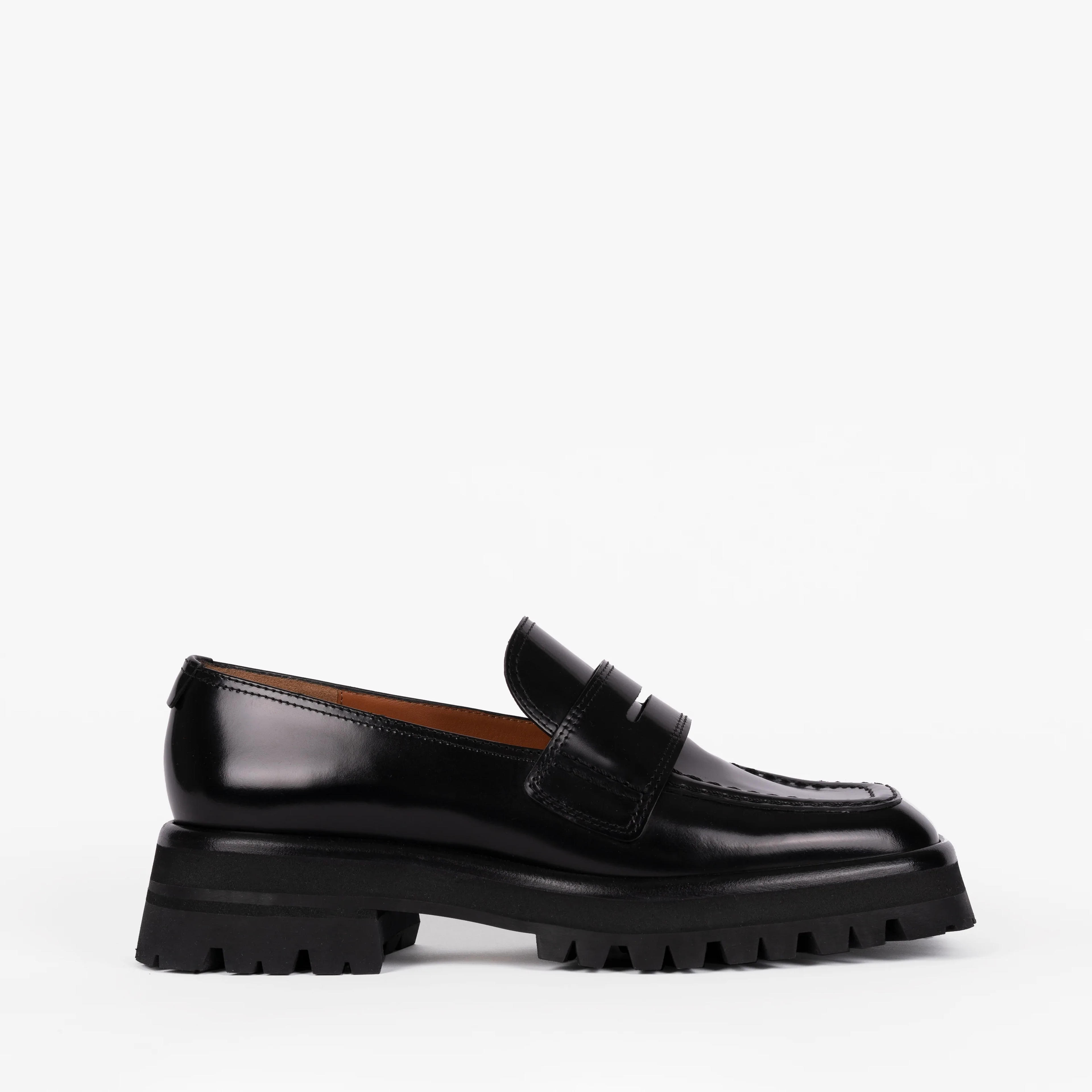 Mika Loafer Black Spazzolato - 39