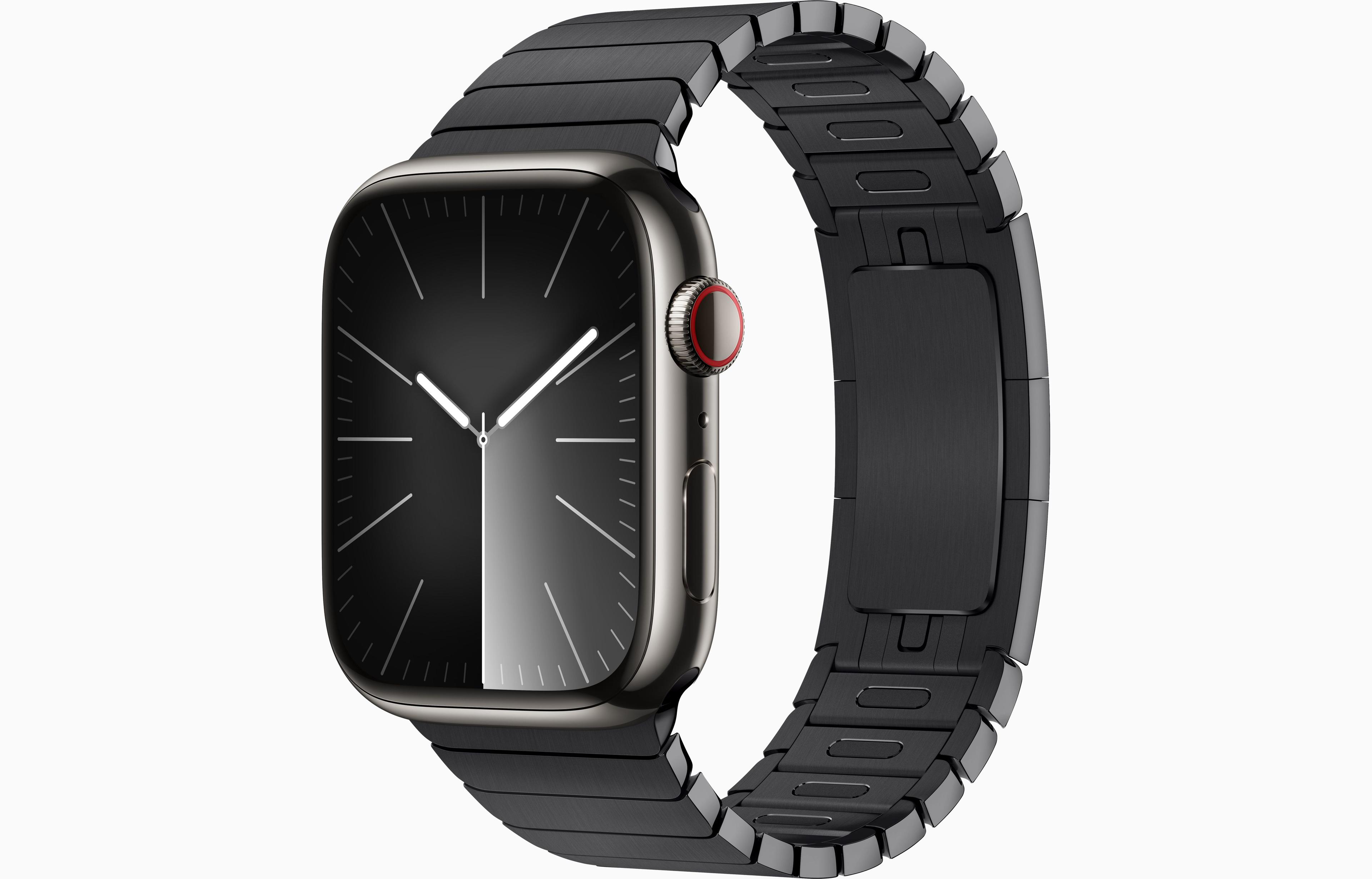 Buy Apple Watch Series 9 GPS + Cellular, 45mm Graphite Stainless Steel Case with Space Black Link Bracelet - Apple