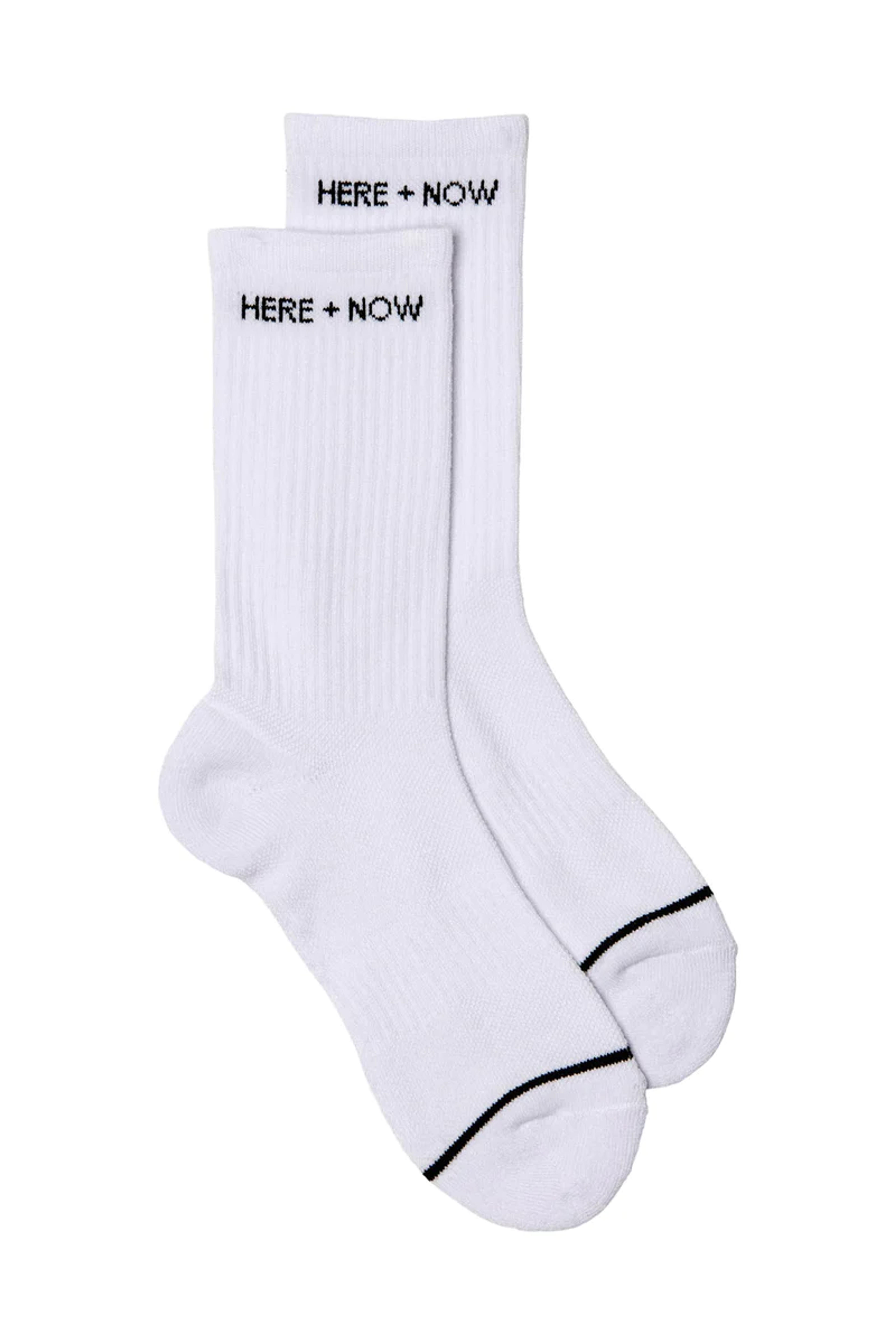 White Here + Now Crew Sock — Girlfriend Collective