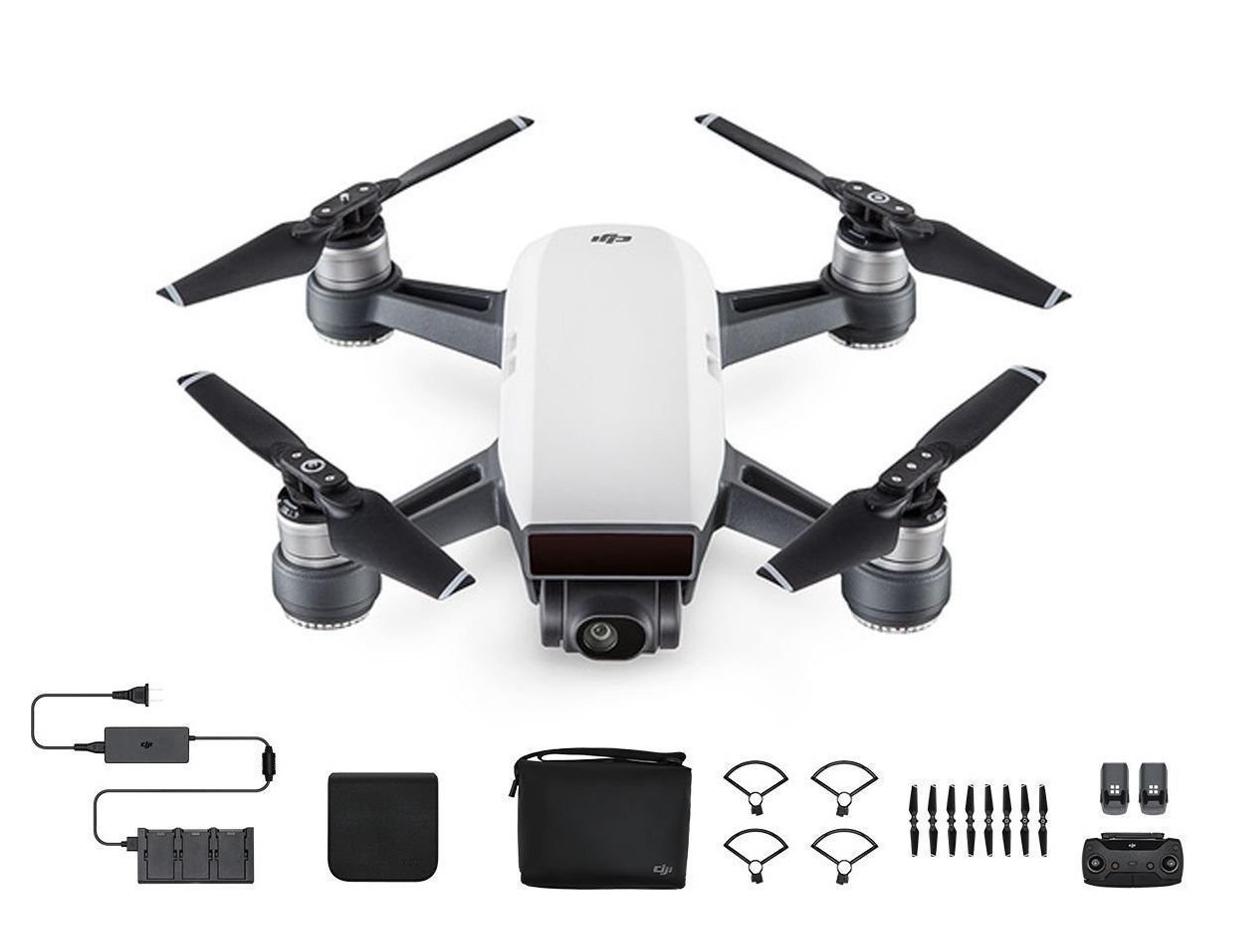 DJI CP.PT.000899 Spark Palm launch, Intelligent Fly More Combo, Alpine White