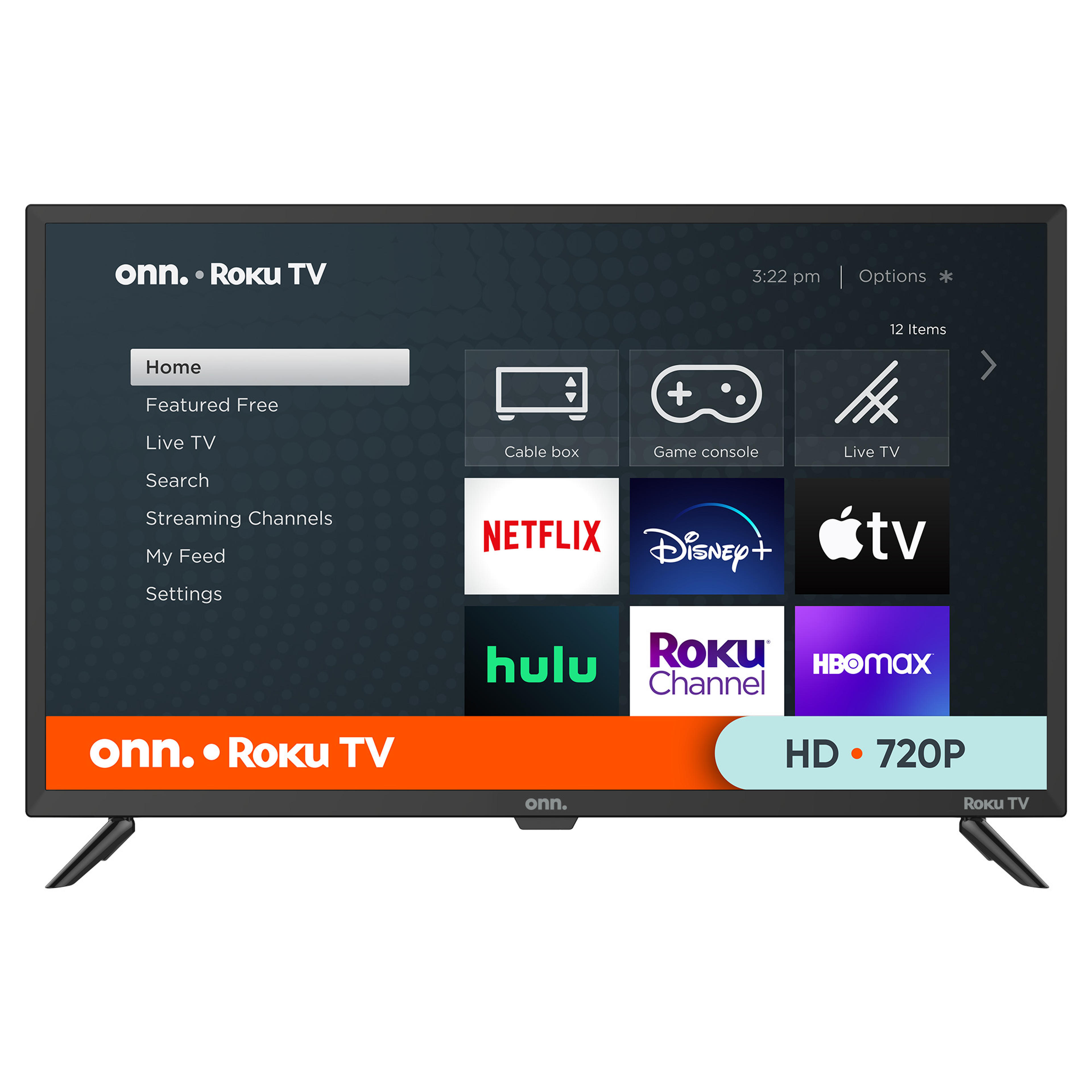 onn. 32” Class HD (720P) LED Roku Smart TV (100012589) - Walmart.com