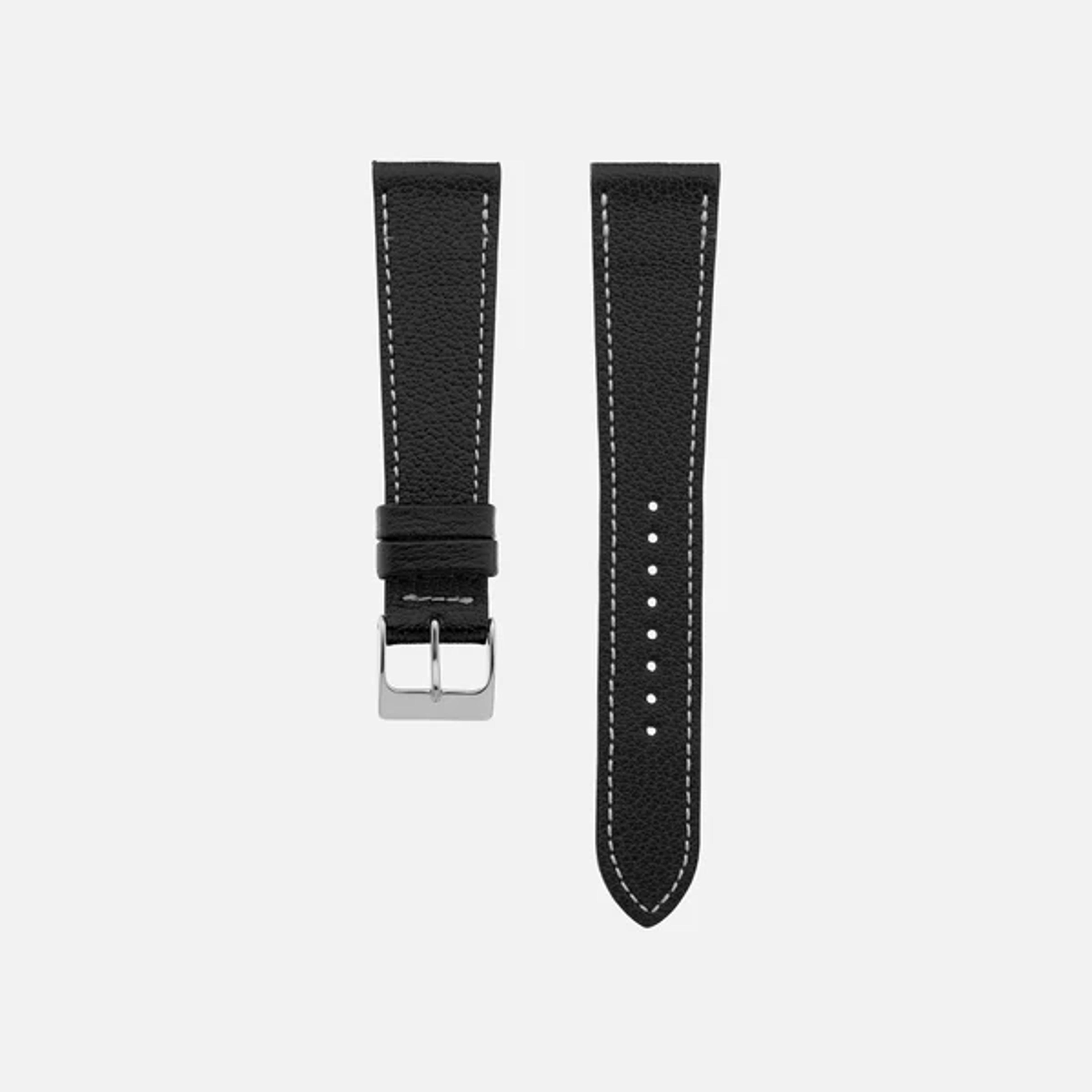 The Reid Goatskin Watch Strap In Black - HODINKEE Shop