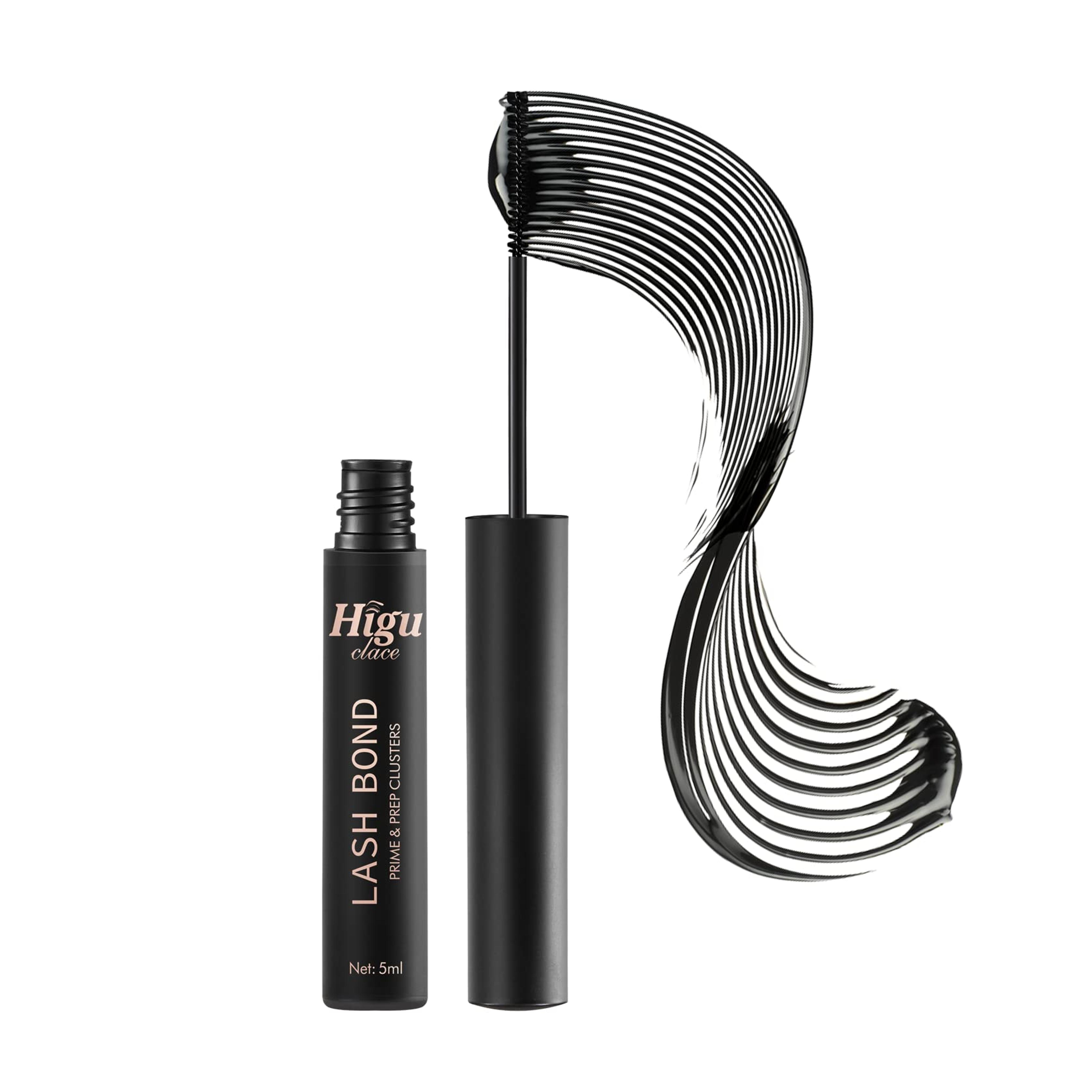 Amazon.com: Cluster Lash Glue Mascara Wand, Black Eyelash Glue for Individual Lashes Higu Lash Bond Glue for Lash Clusters DIY Lash Extension Glue All Day Wear Super Strong Hold 72 Hours (5ml/0.17fl.oz) : Beauty & Personal Care