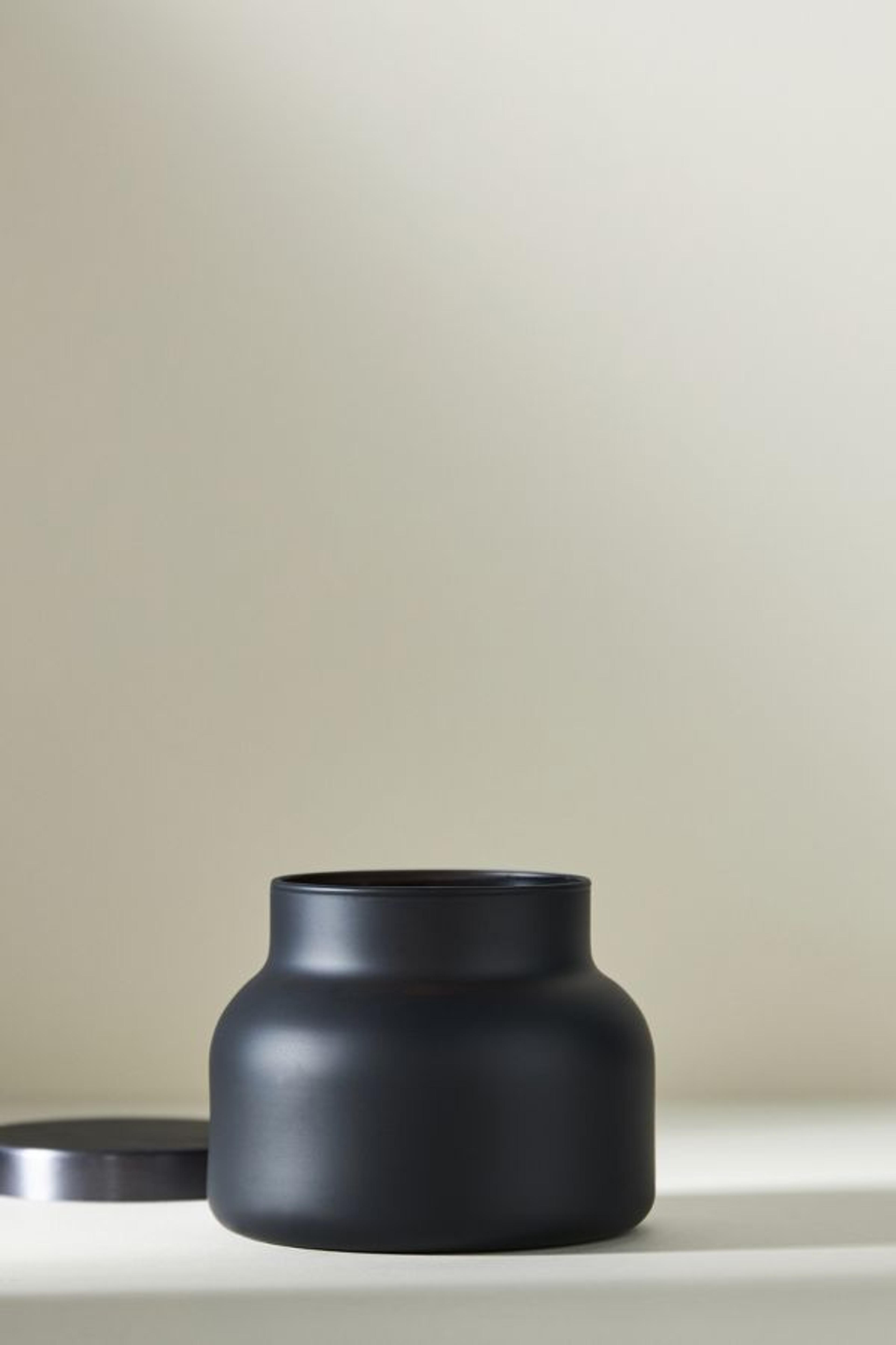 Capri Blue Volcano Matte Black Jar Candle