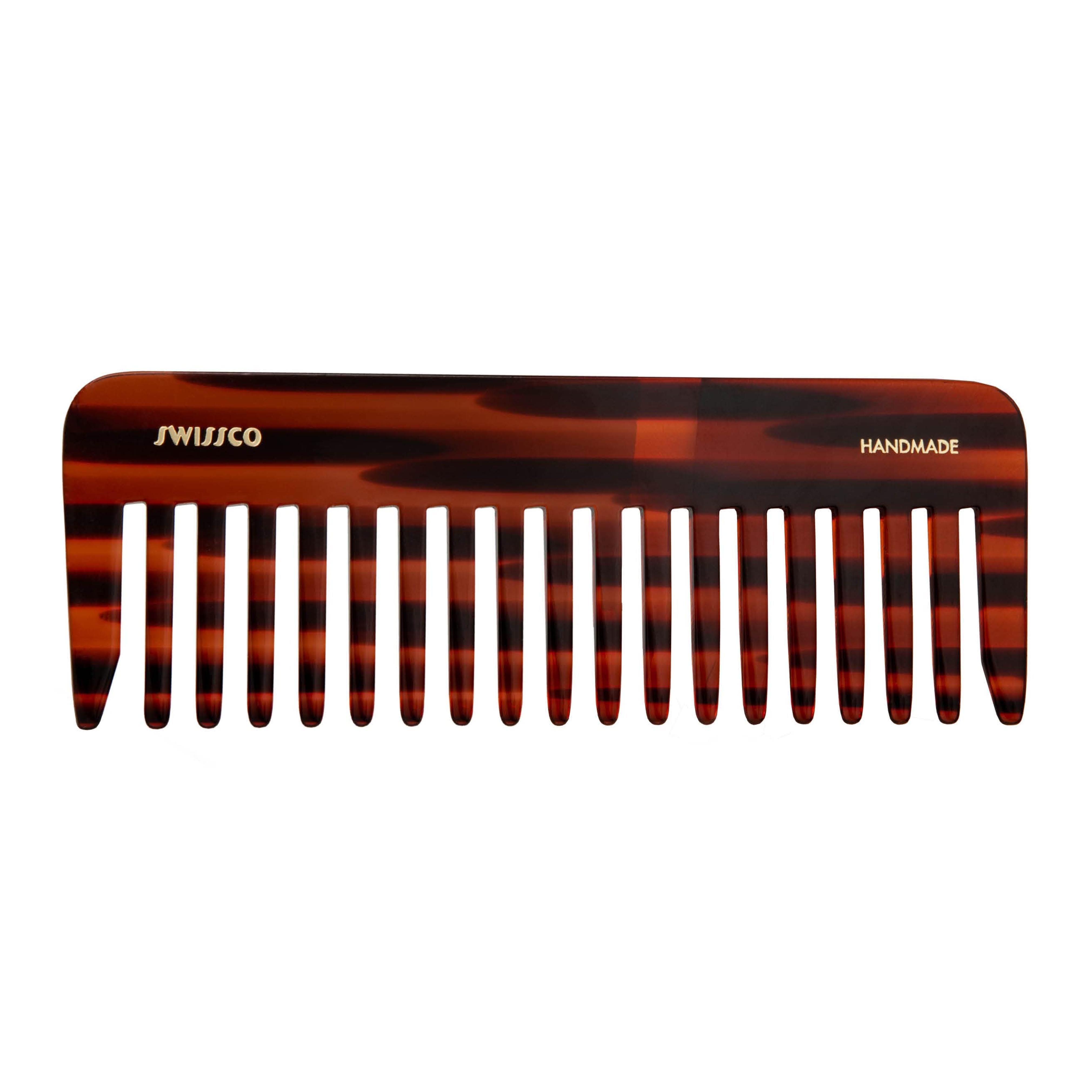 Swissco Tortoise Wet Comb Wide Tooth