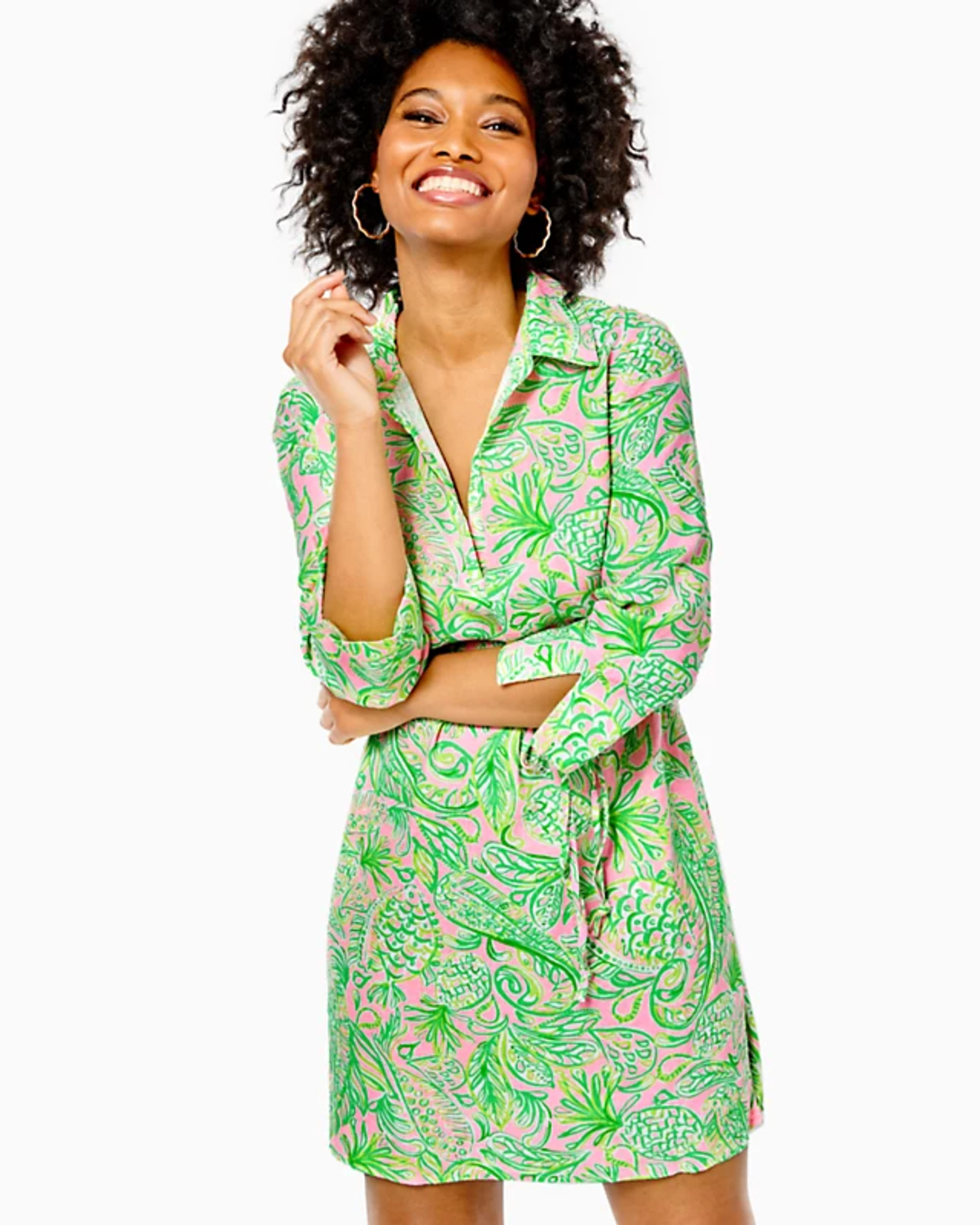 Pilar Linen Tunic Dress | Lilly Pulitzer