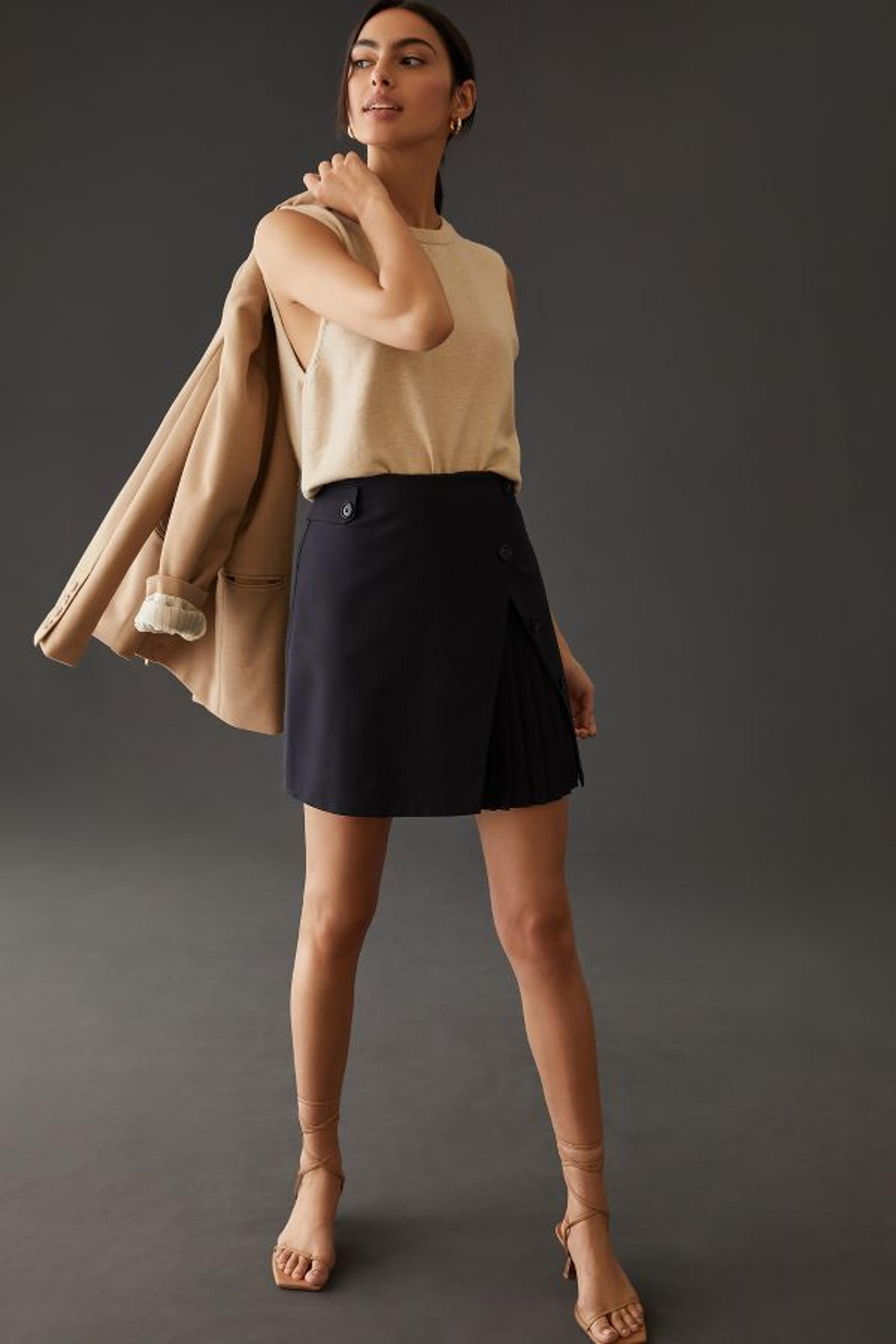 Eva Franco Tailored Mini Skirt