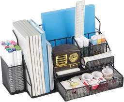 Amazon.com: Desk Organizer, Planner Accessories , Men Office Supplies Storage, College Dorm Decor for Boy, School, College Dorm Room Essentials for Guys : Office Products