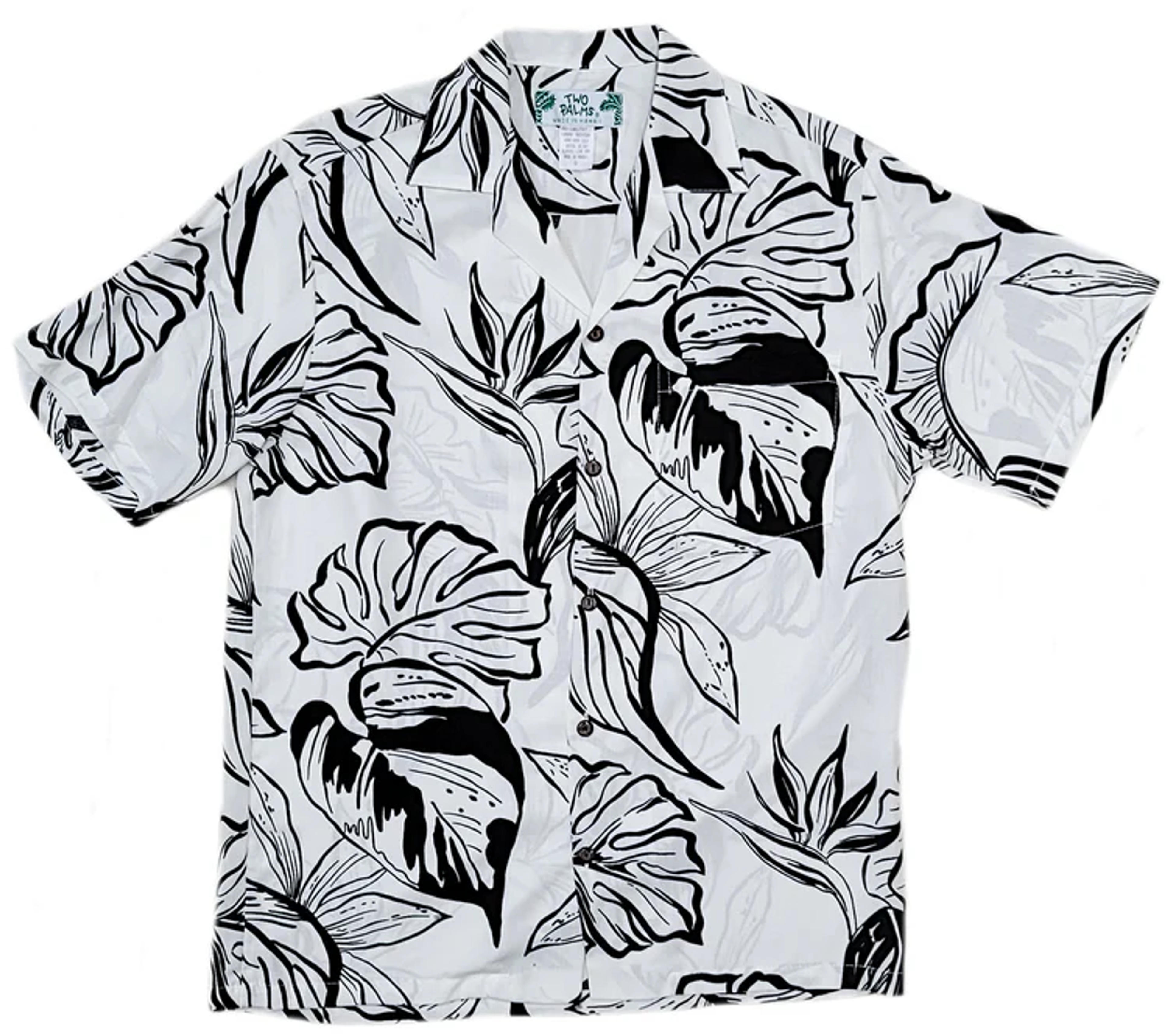Fern Grotto White – Two Palms Aloha Wear Manufacturer