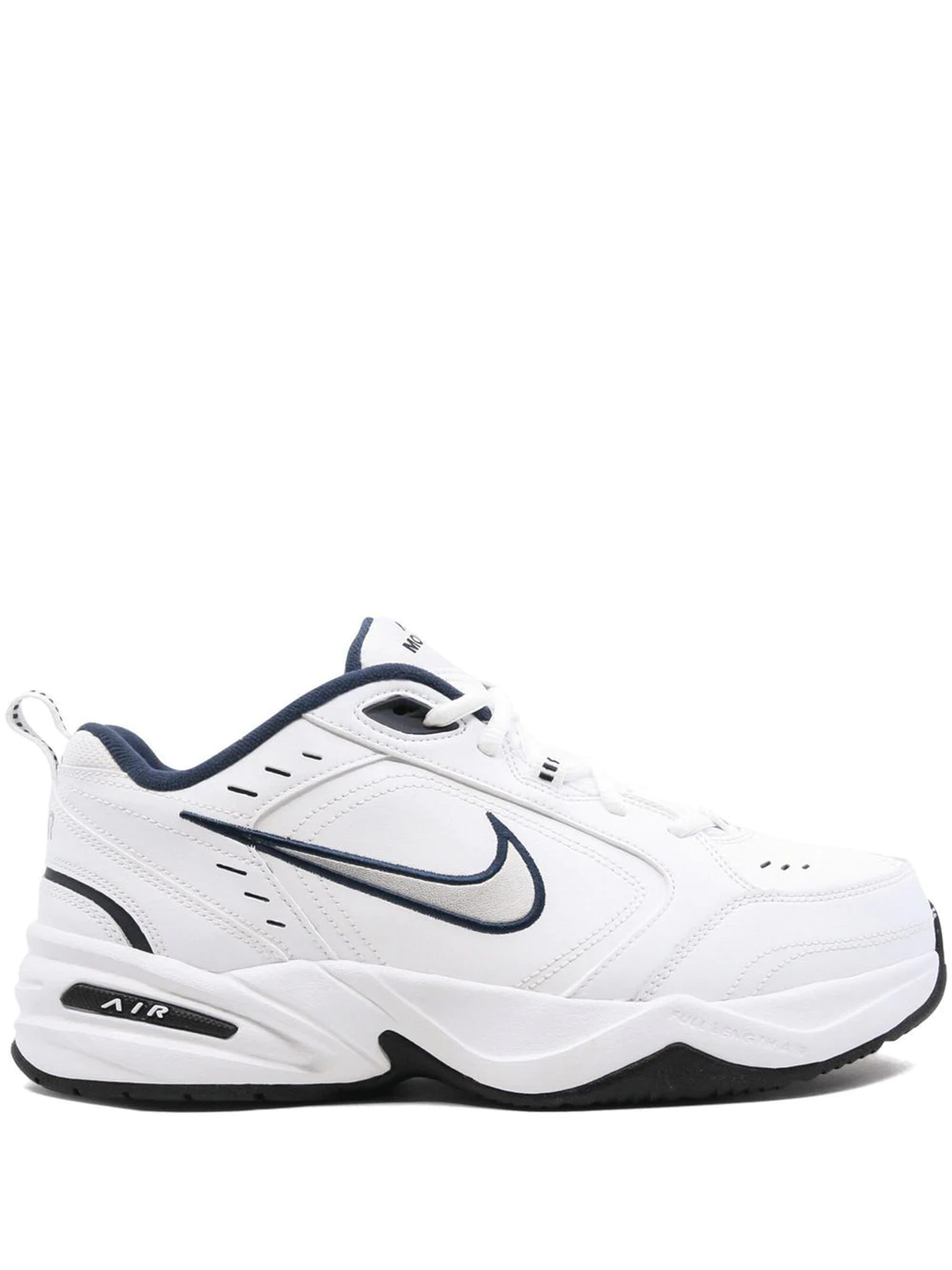 Nike Air Monarch IV (4E) "Whitw/Metallic Silver" Sneakers - Farfetch