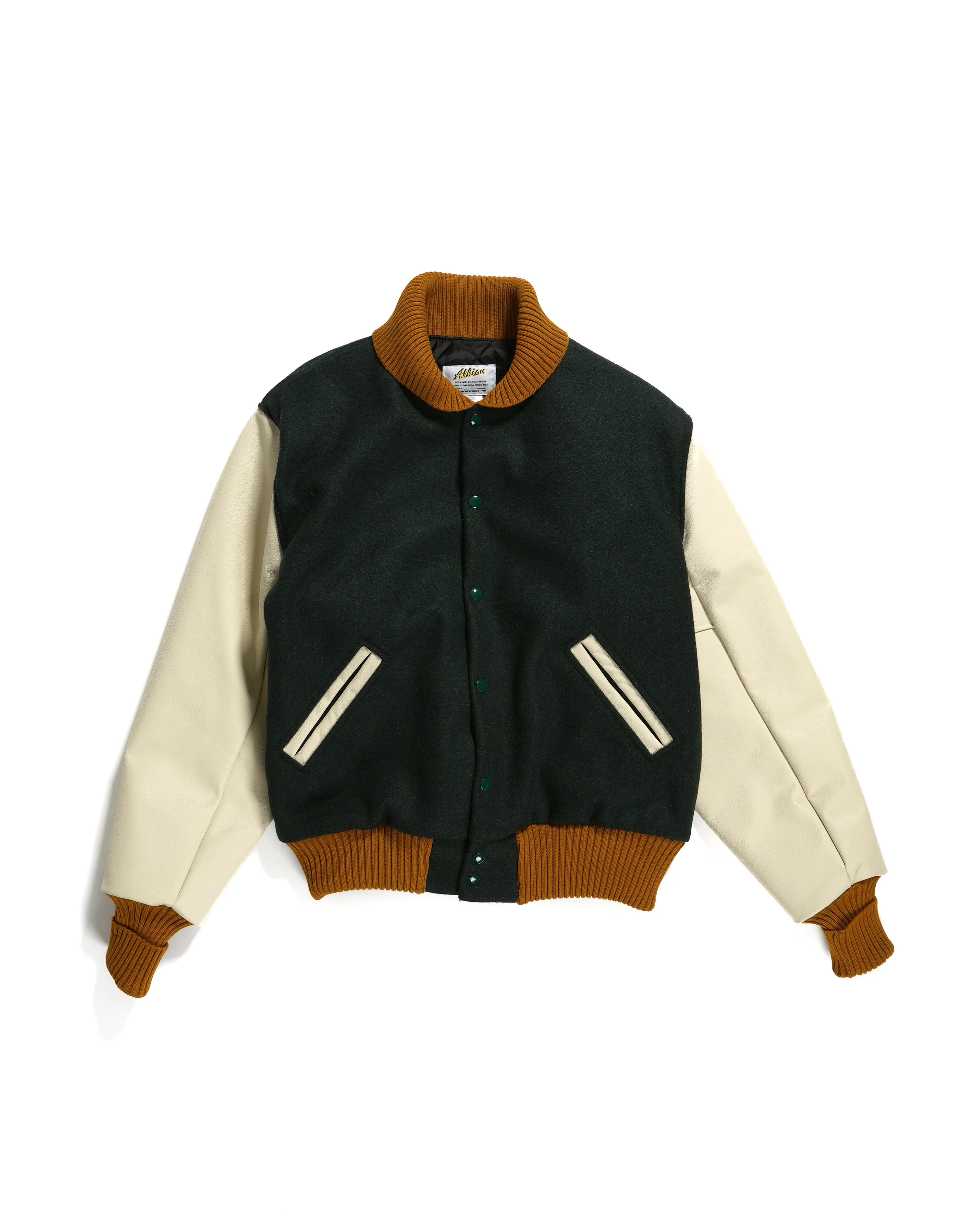 Varsity Jacket - Olive Melton | Nepenthes New York