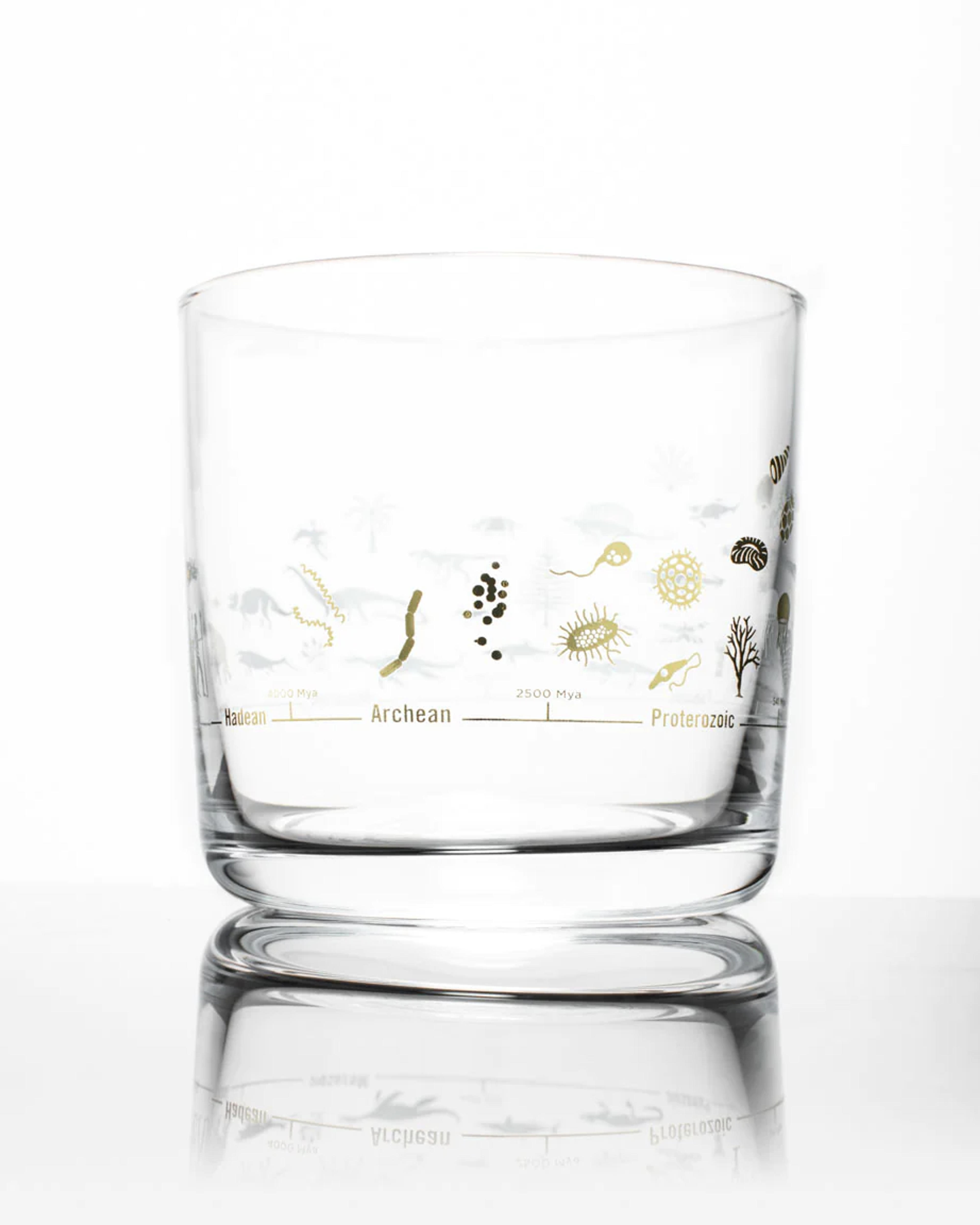 Geologic Time Scale Whiskey Glass - Scotch Glass