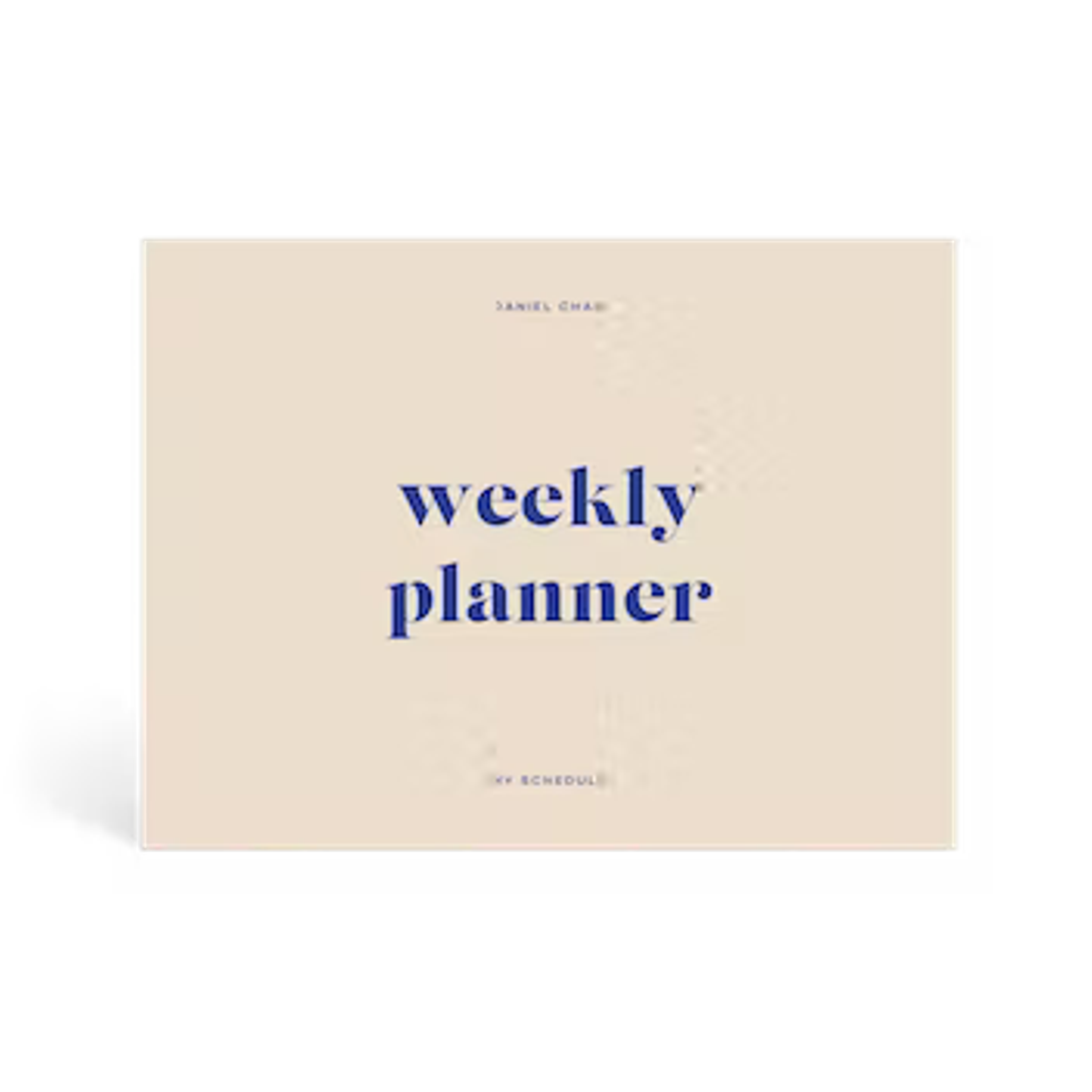 Joy | Weekly Desk Planner | Papier