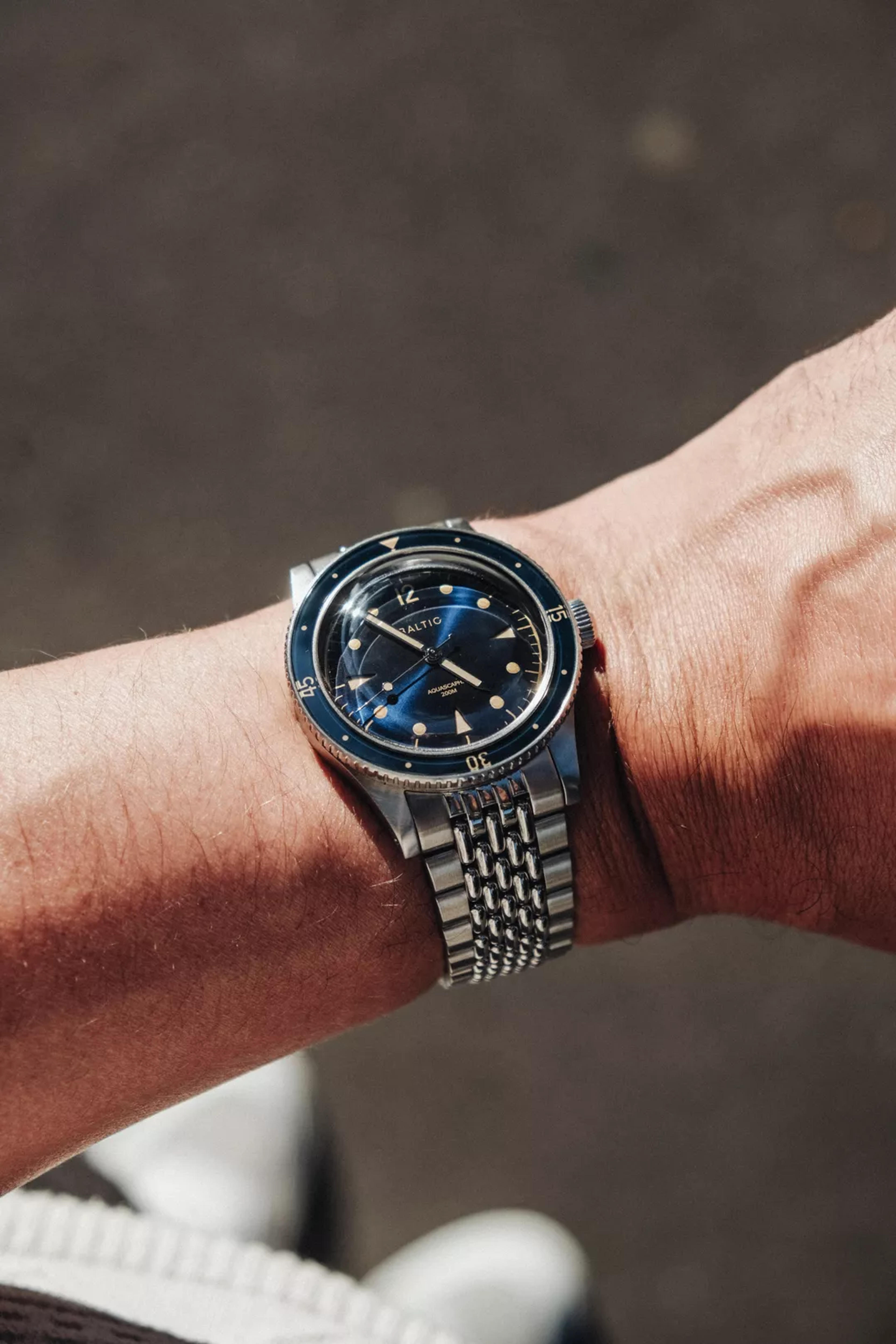 Aquascaphe Classic Blue Gilt - Baltic Watches