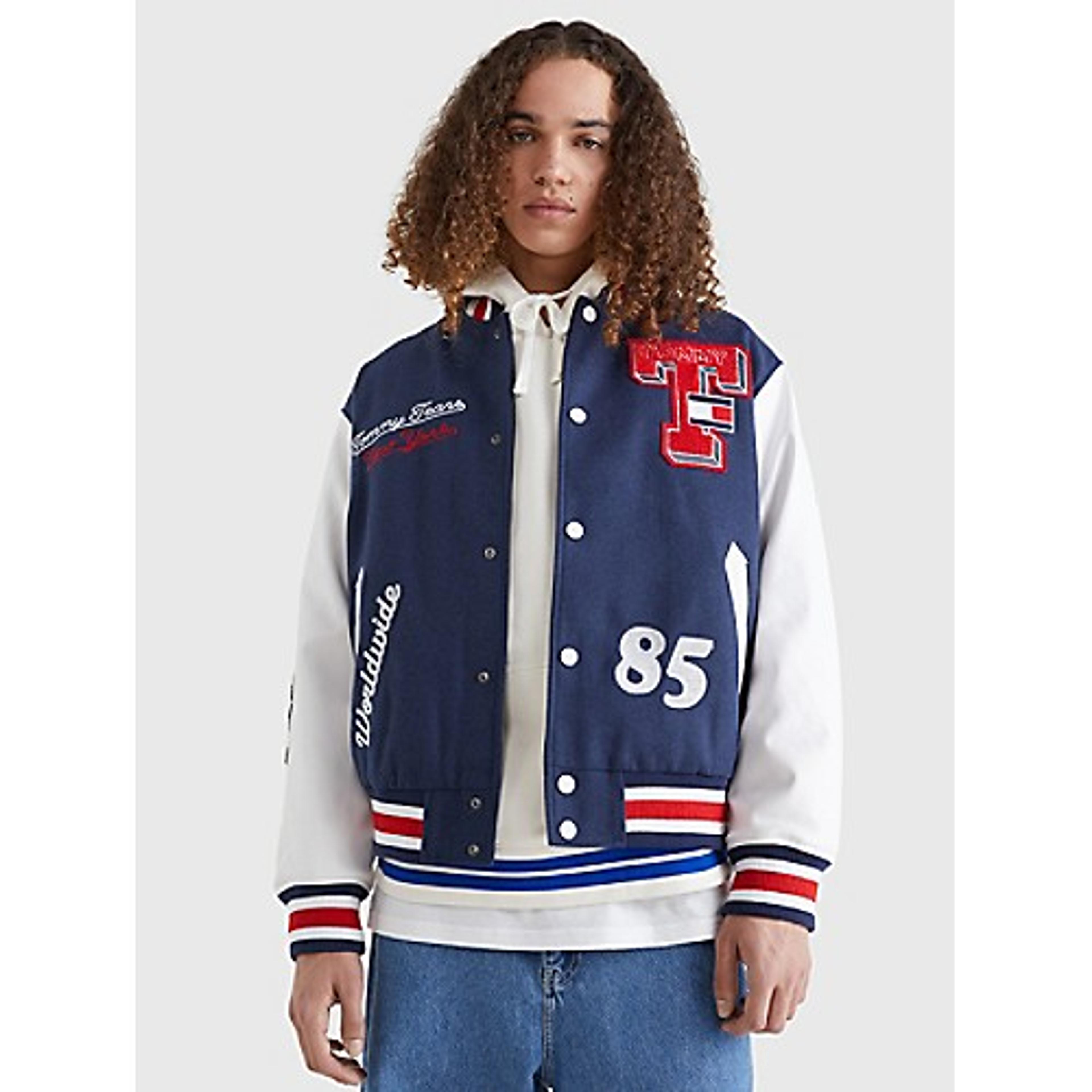 Collegiate Logo Letterman Jacket | Tommy Hilfiger