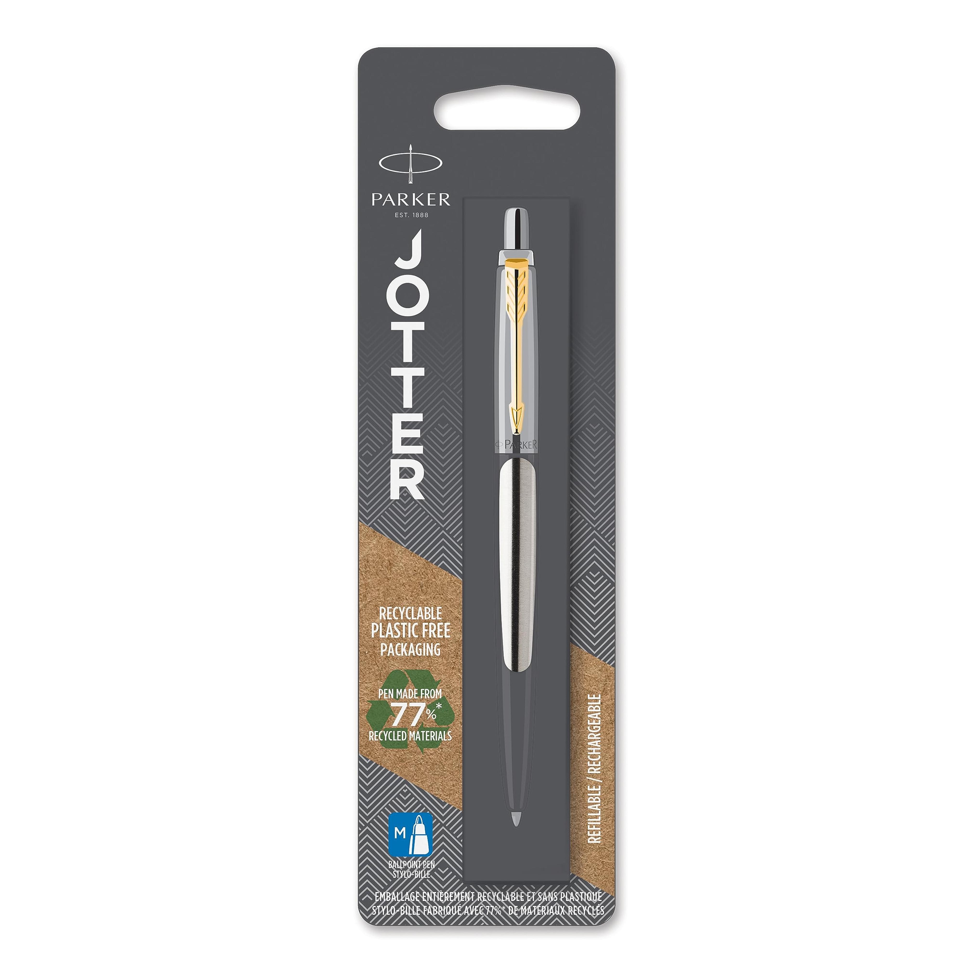 Parker Jotter Stainless Steel GT Ballpoint Pen, Blister pack