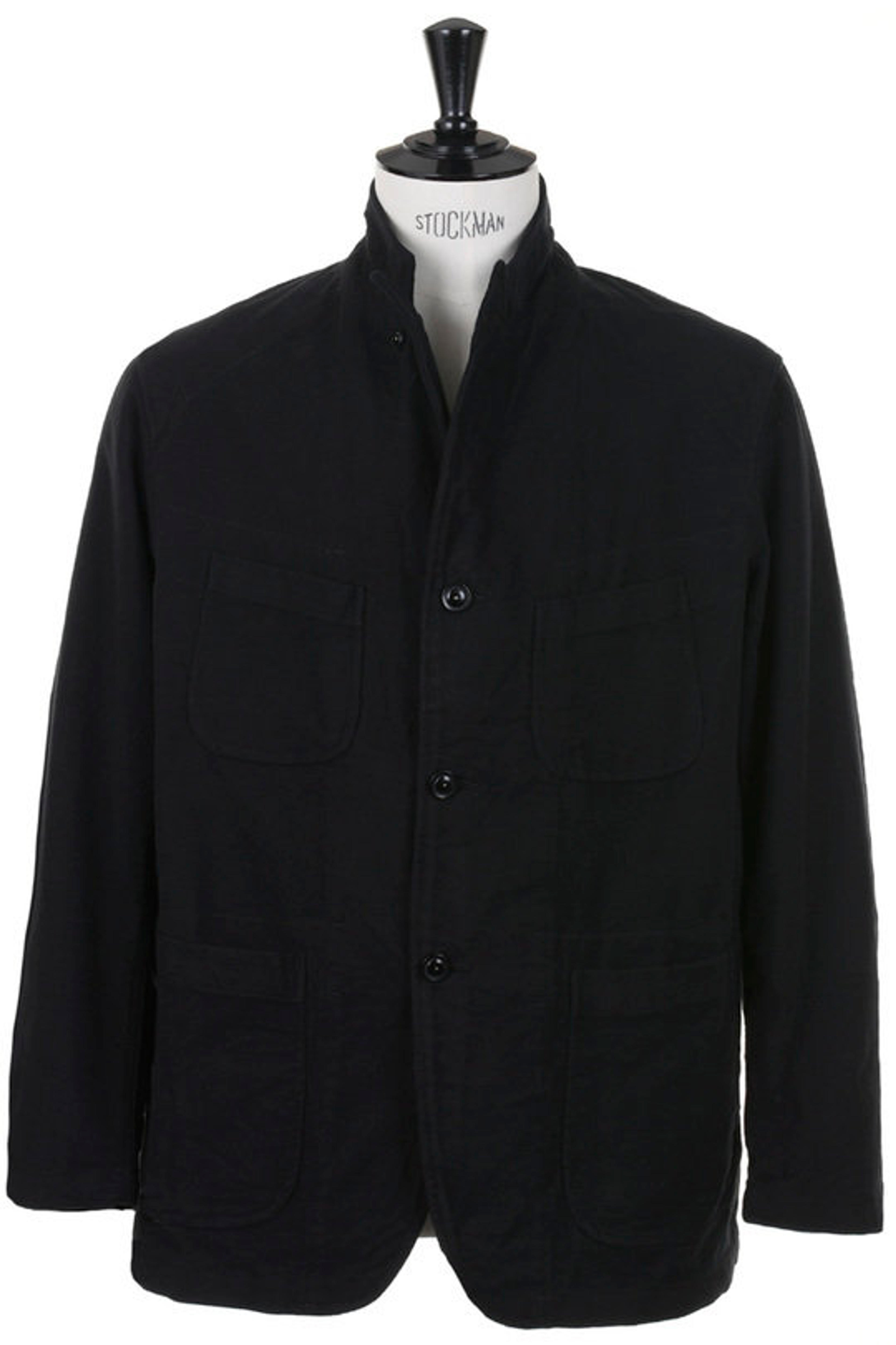 Engineered Garments Bedford Jacket Cotton Moleskin - Black | Kafka Mercantile