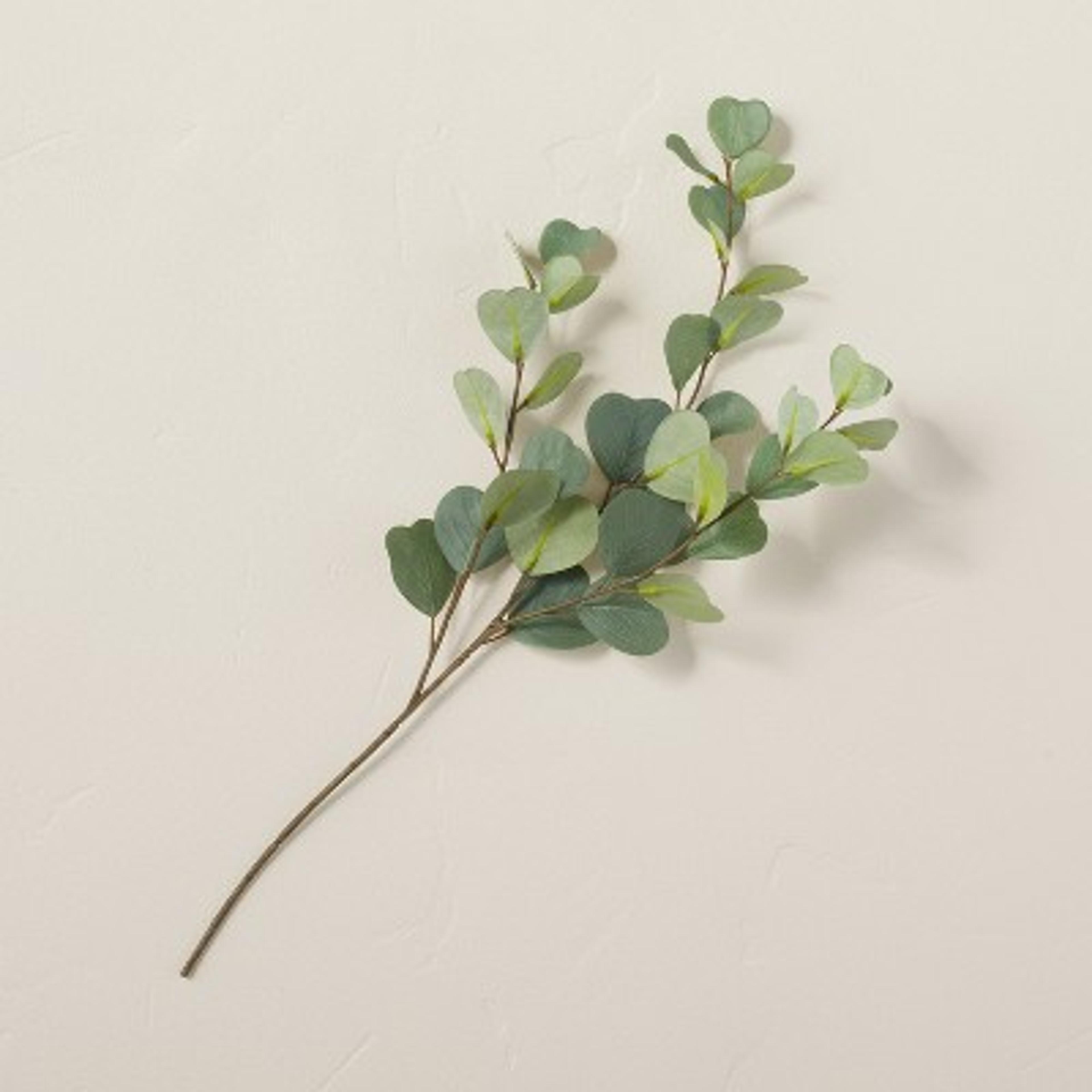 18&#34; Faux Heart Eucalyptus Plant Stem - Hearth &#38; Hand&#8482; with Magnolia