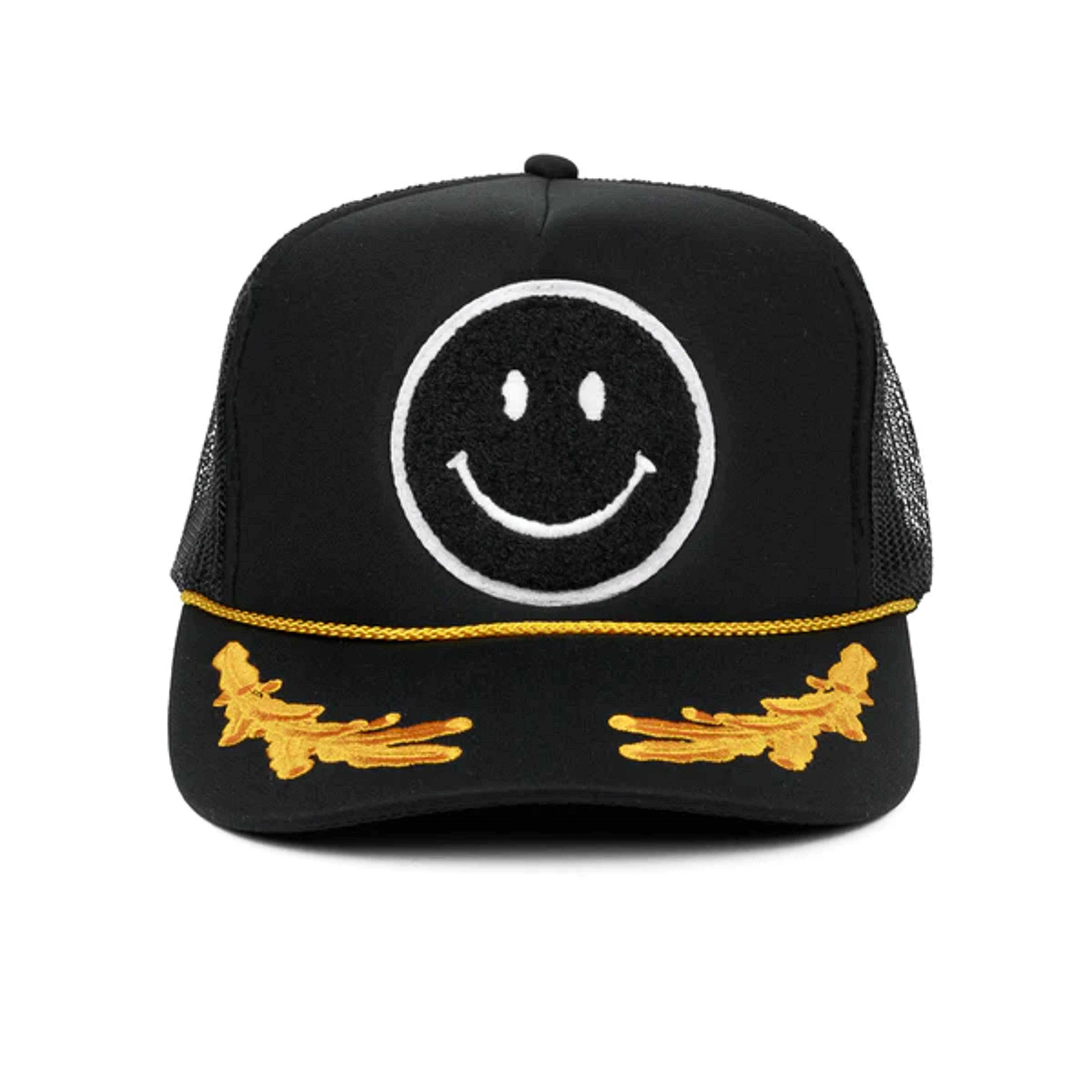 Capt'n Smiley Patch Trucker Hat